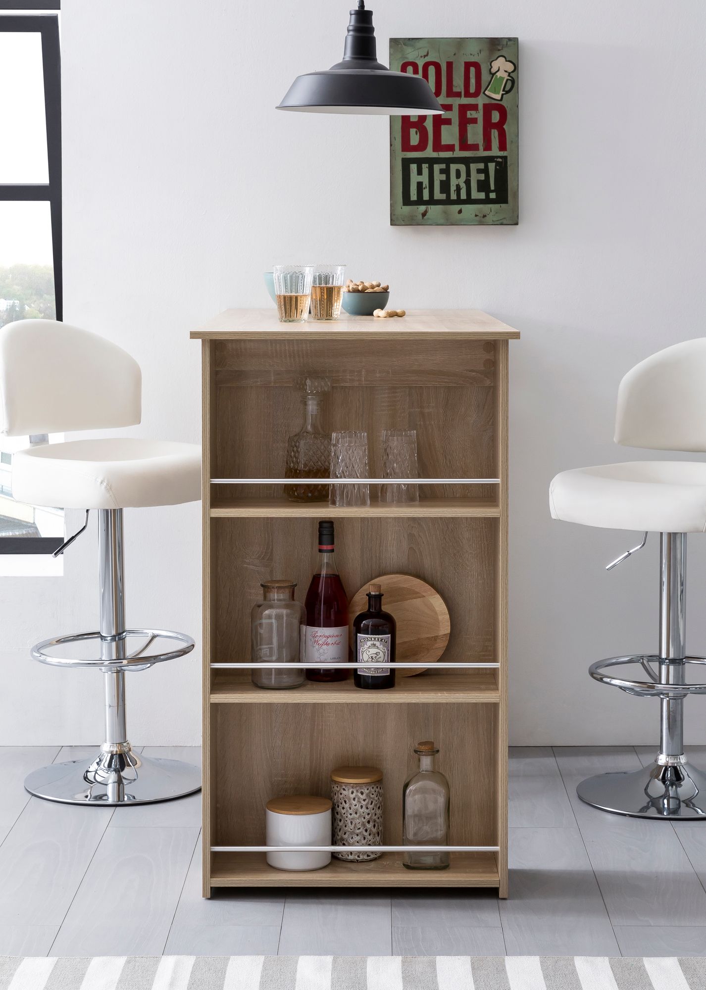 Bartisch Fiska Sonoma 120 × 60 × 107,5 cm