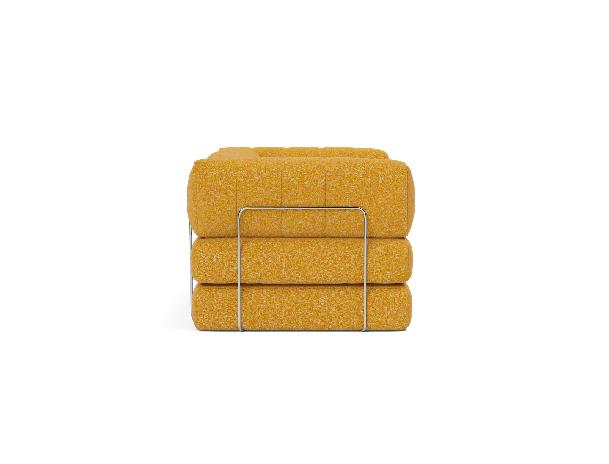 Schlafsofa CozyPad mit Armlehnen Boucle Skandi 536-Ochre