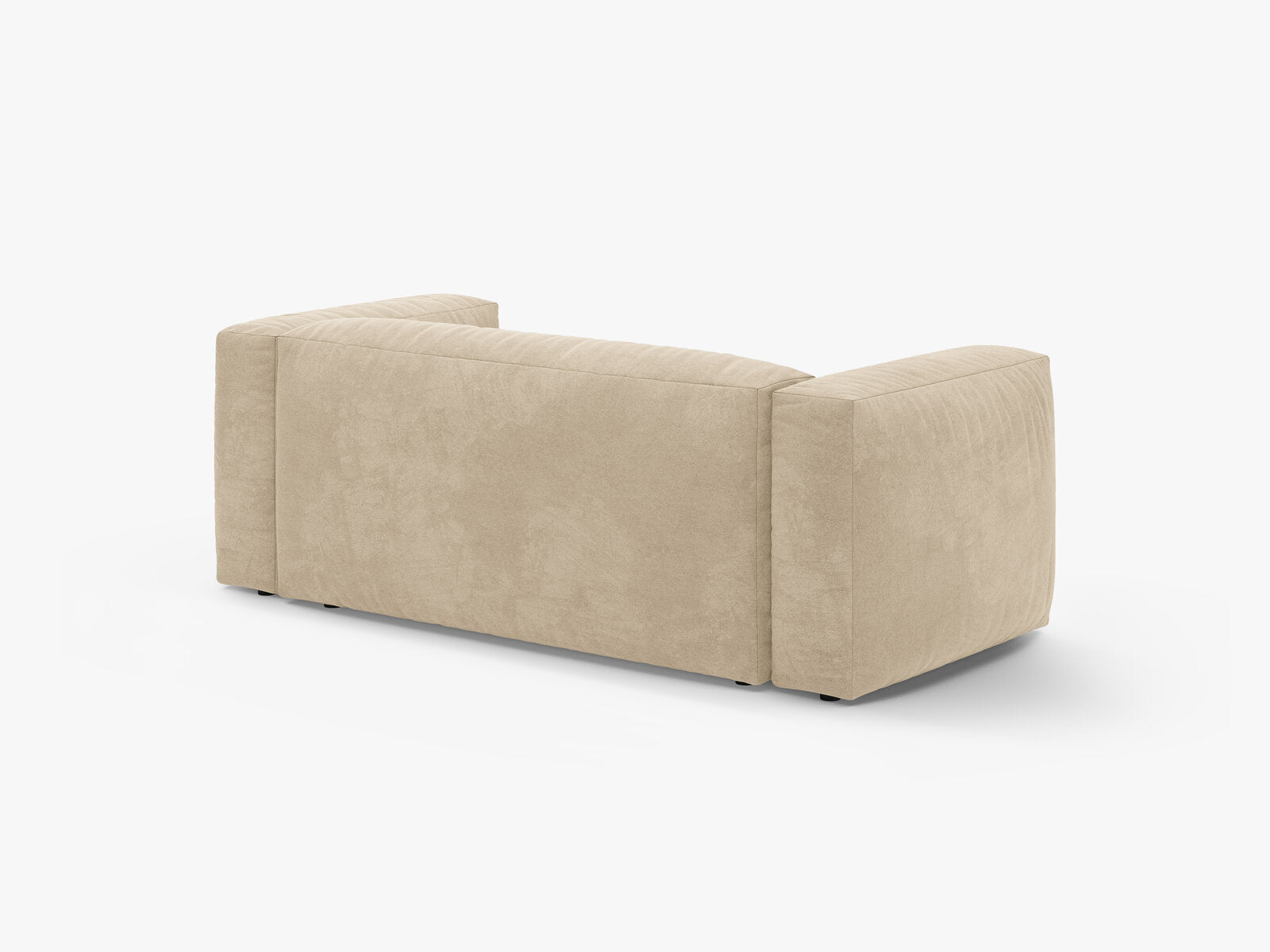 Micadoni Martina Sofa 2-Sitzer Samt Vogue Helles Beige