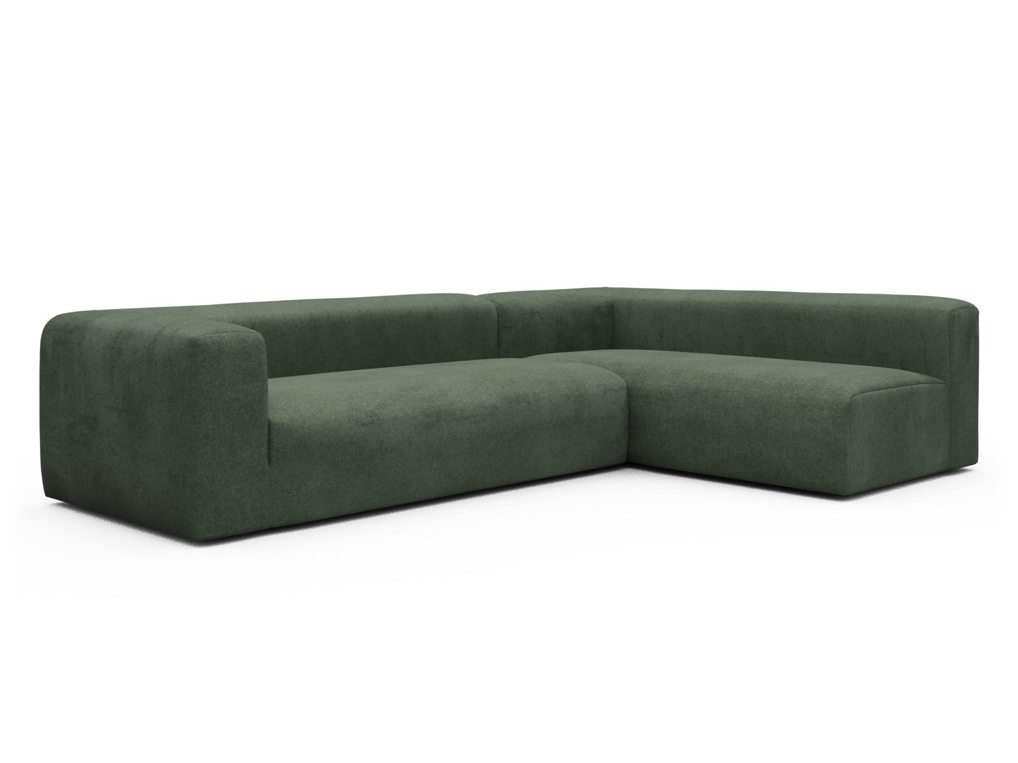 Skandi Home Ecksofa Fred 2x 2,5-Sitzer rechts offen Casone-Forest-Green moebelfaktor