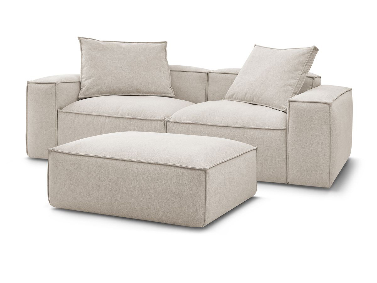Bobochic Boheme Sofa 3-Sitzer mit Pouf