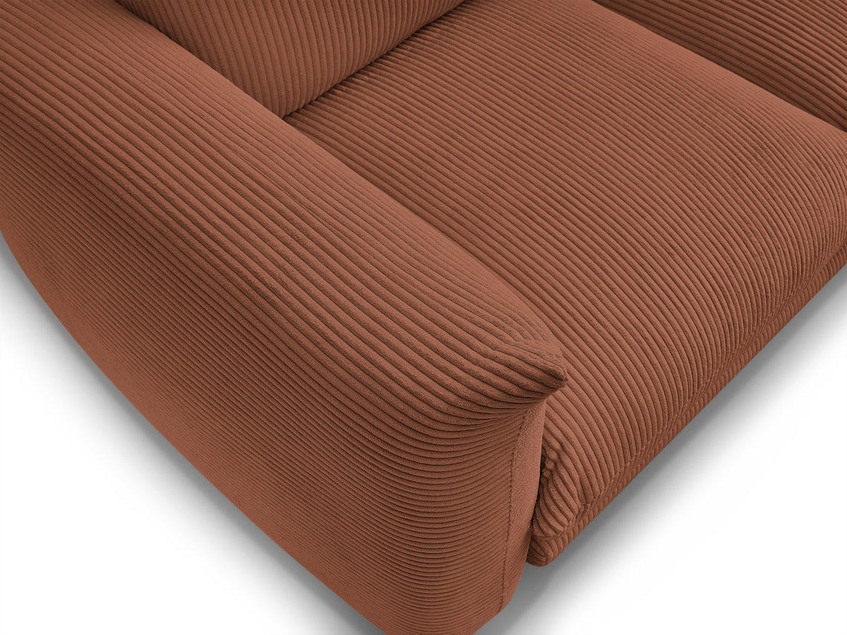 Bobochic Ernest Sofa 2-Sitzer Cordsamt Orange