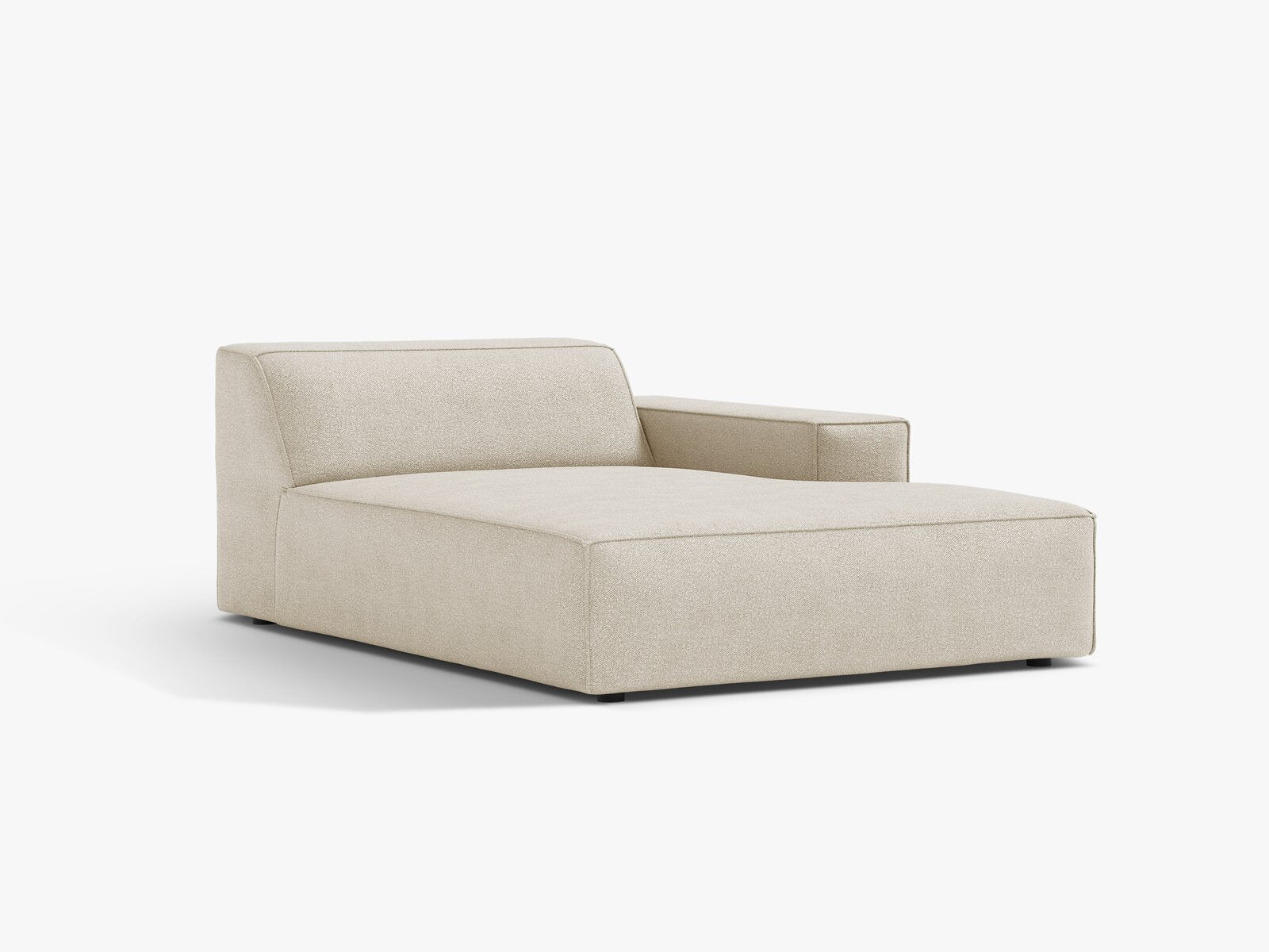 Micadoni Jodie Chaiselongue Rechts Boucle Baloo Beige