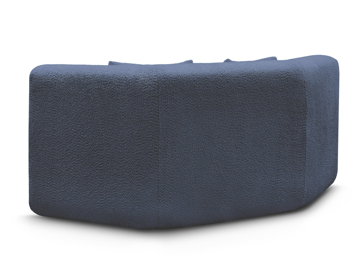 Bobochic Anda Sofa 2-Sitzer Chenille Dunkelblau