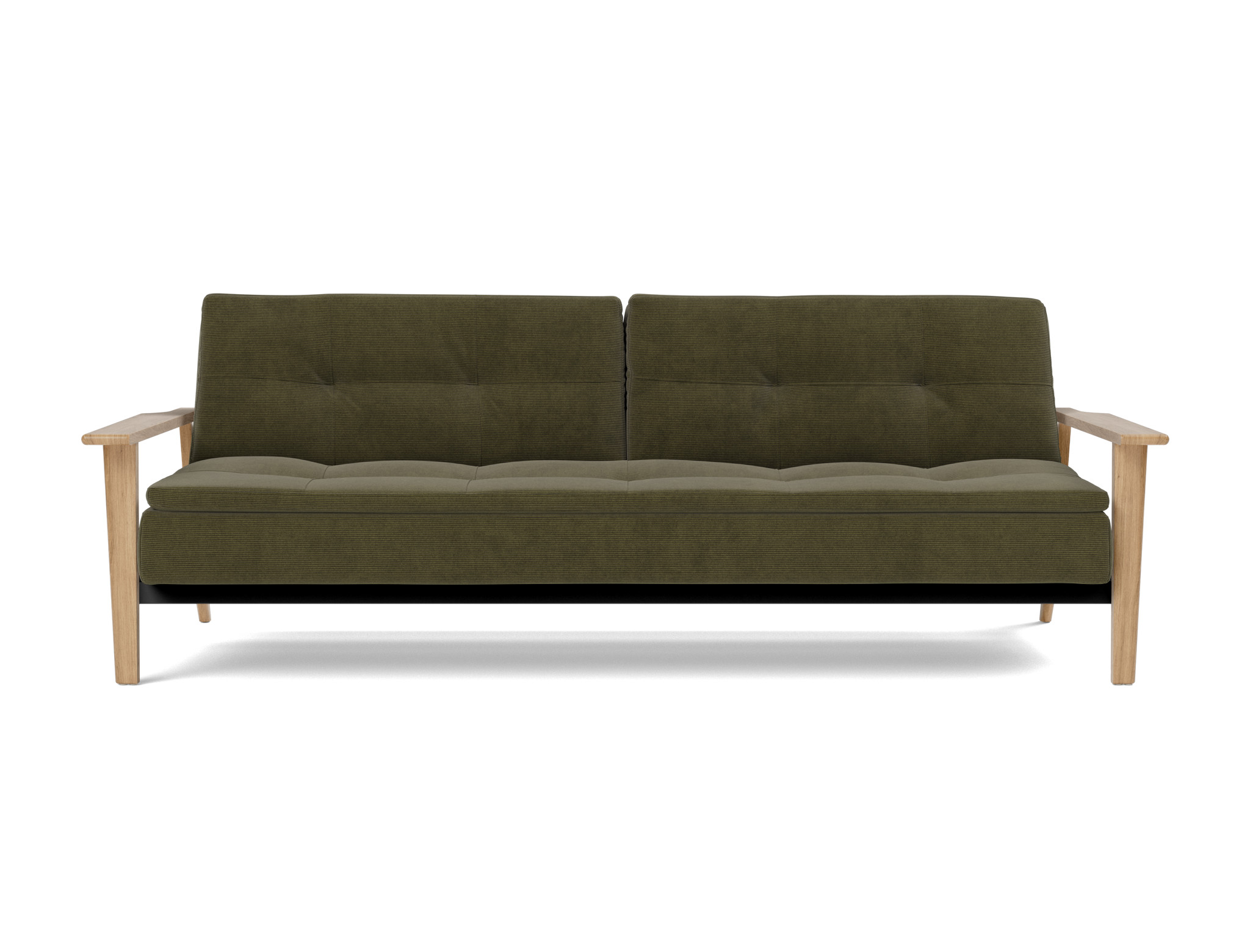 Schlafsofa Dublexo Frej Kord Cordufine 316-Pine-Green
