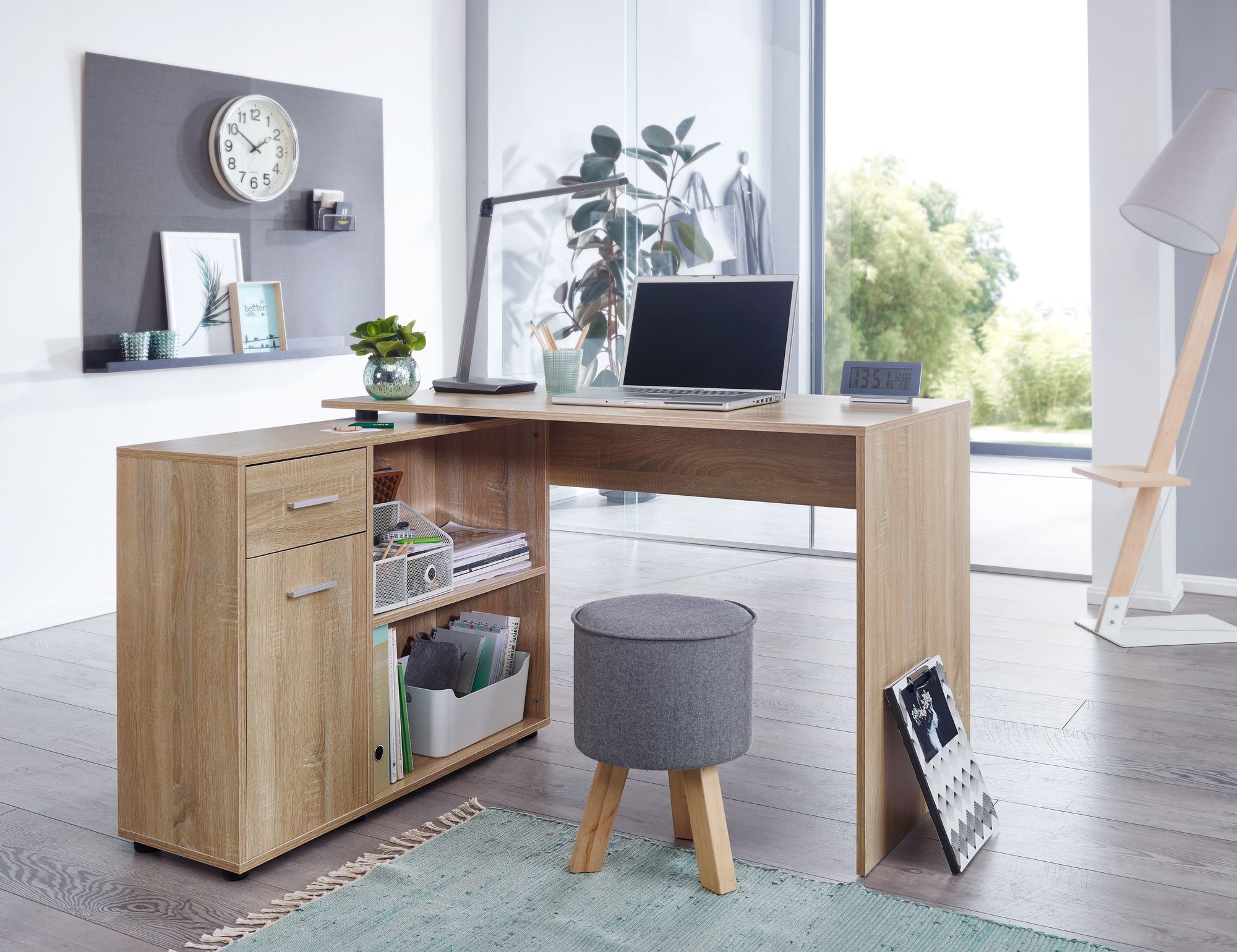 Schreibtisch Etne Sonoma 120 × 106,5 × 75,5 cm