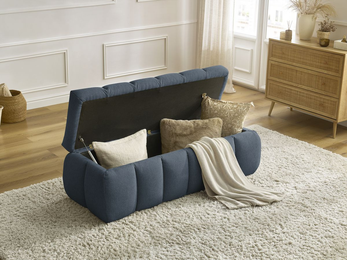 Bobochic Mont-blanc Bettbank Stoff Dunkelblau