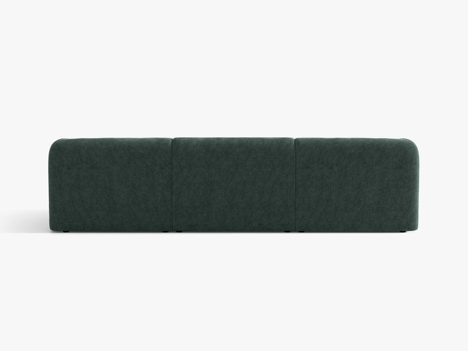 Micadoni Sofa Miley 3-Sitzer Chenille Haga Petrol