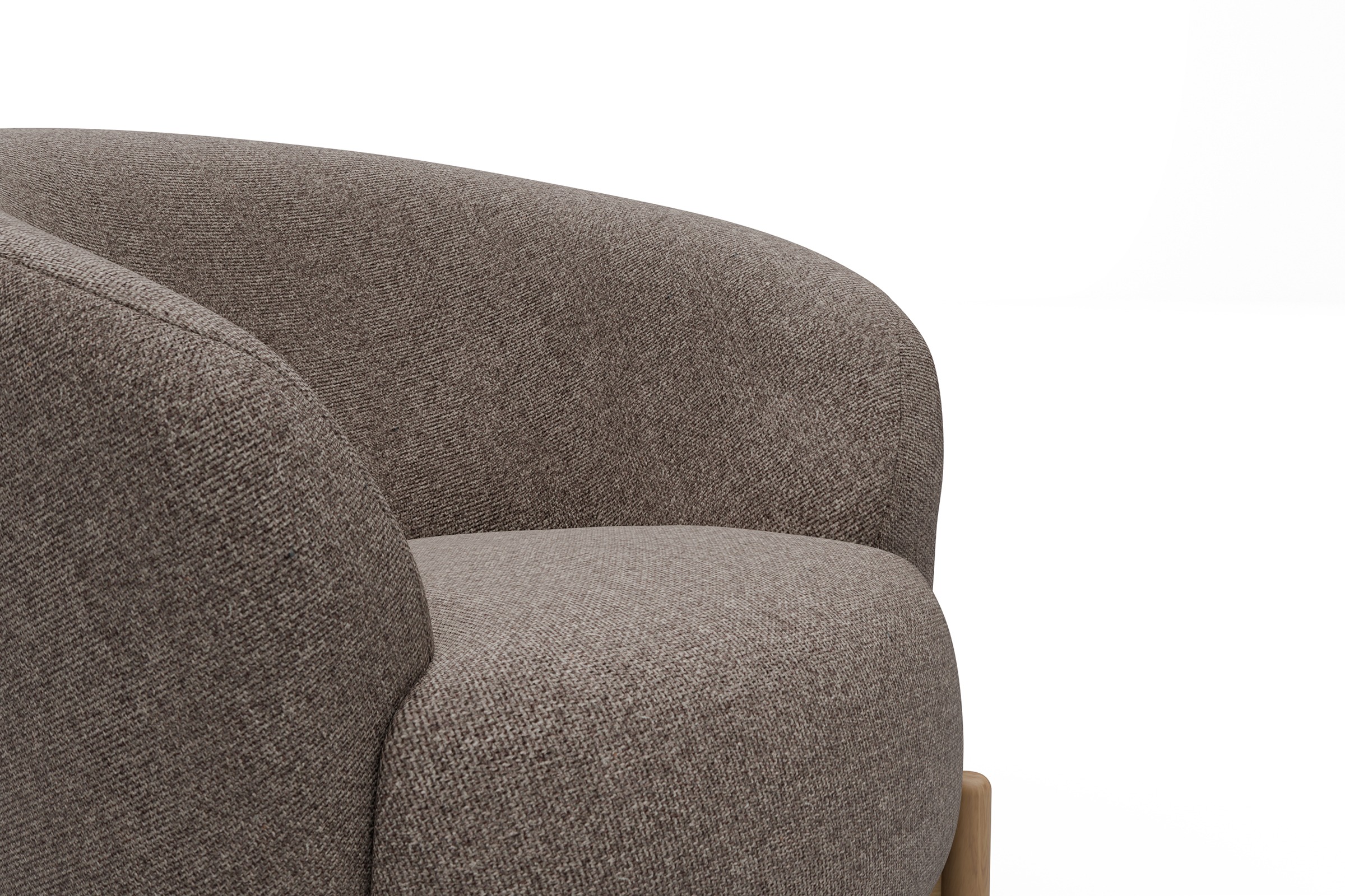 Sessel Ronda Holzbeine Eiche Natur Sama-Stone