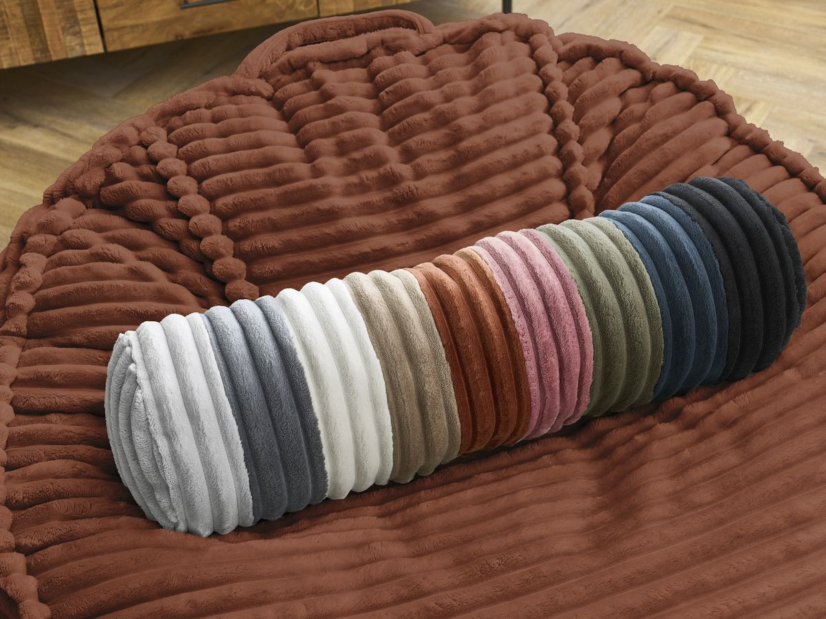 Bobochic Socrate Pouf Breitcord weich Orange