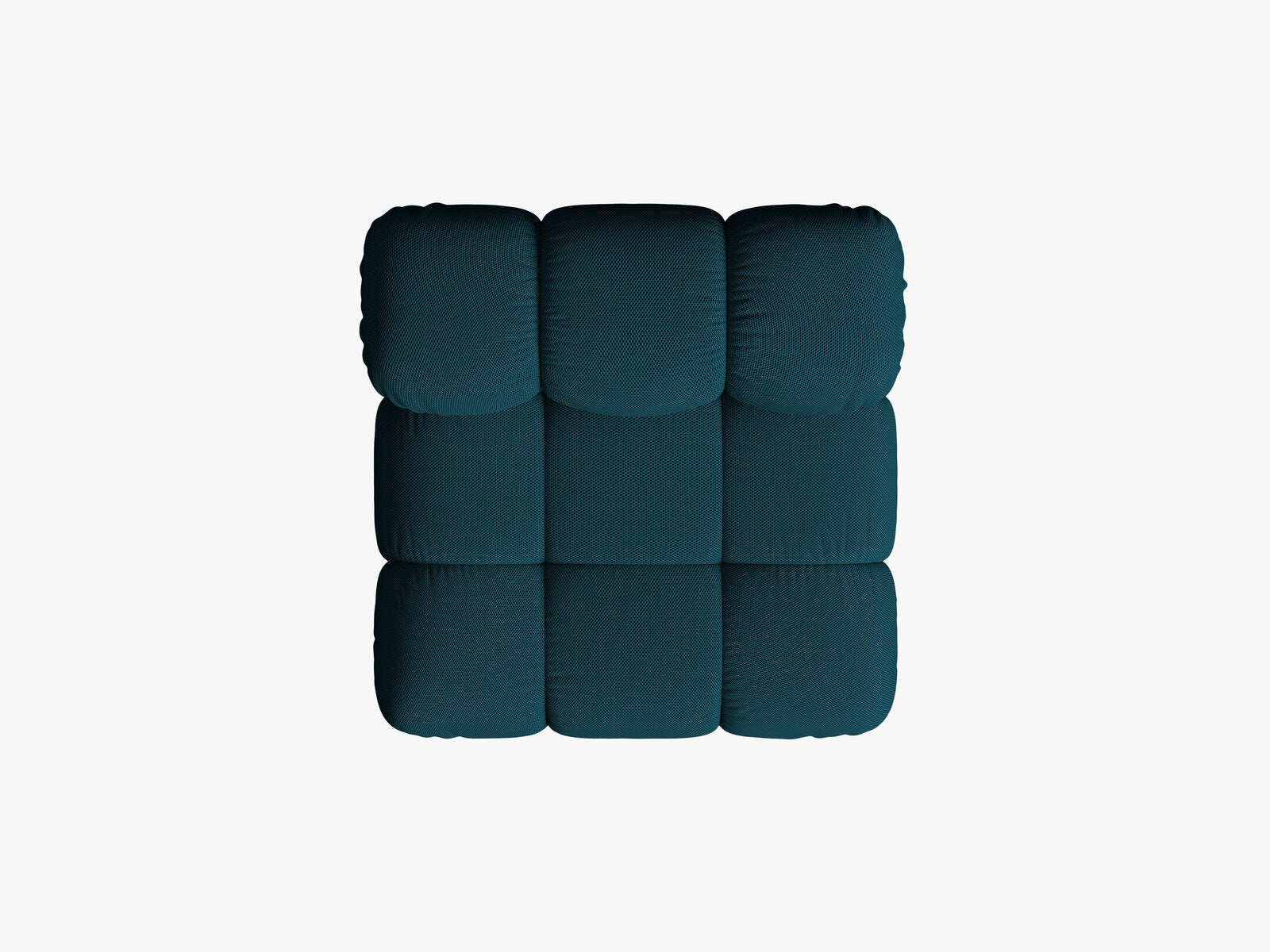 Micadoni Armloses Modul Bellis 3D-Stoff Sonic Marineblau