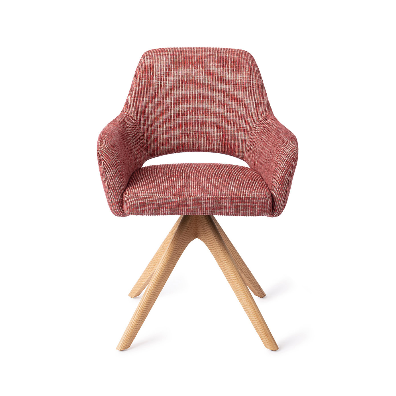 Jesper Home Esszimmerstuhl Yanai Berry Bars Revolve Eiche Natur