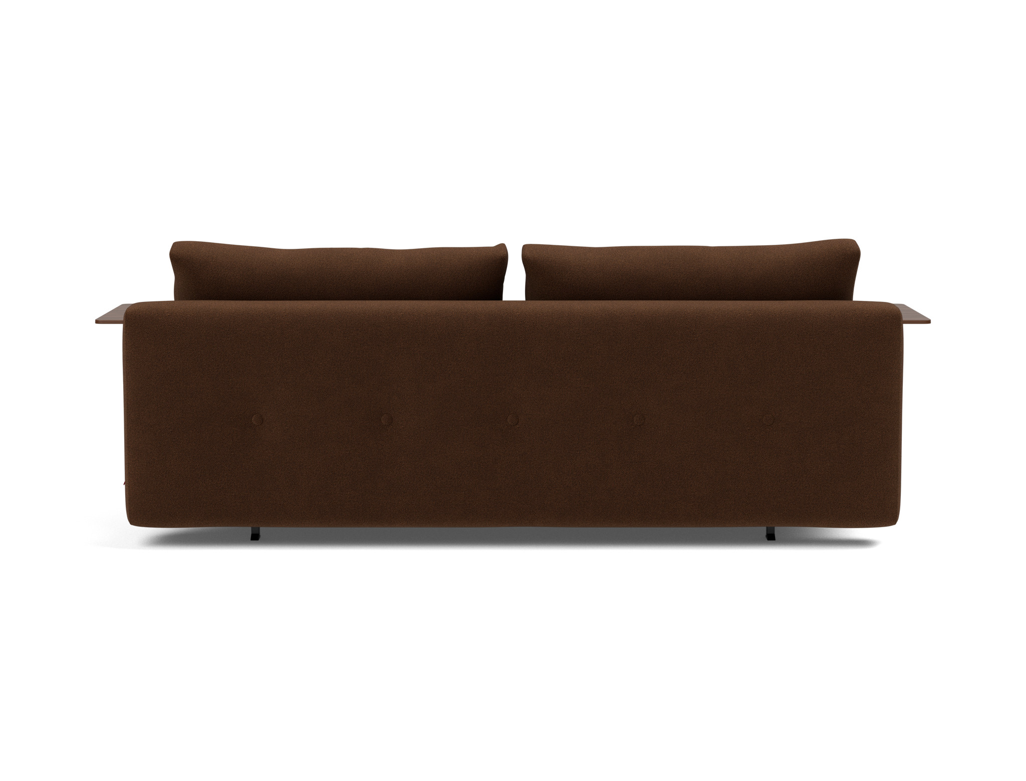 Schlafsofa Recast mit Armlehnen Strukturierter Stoff Taura 359-Cappuccino
