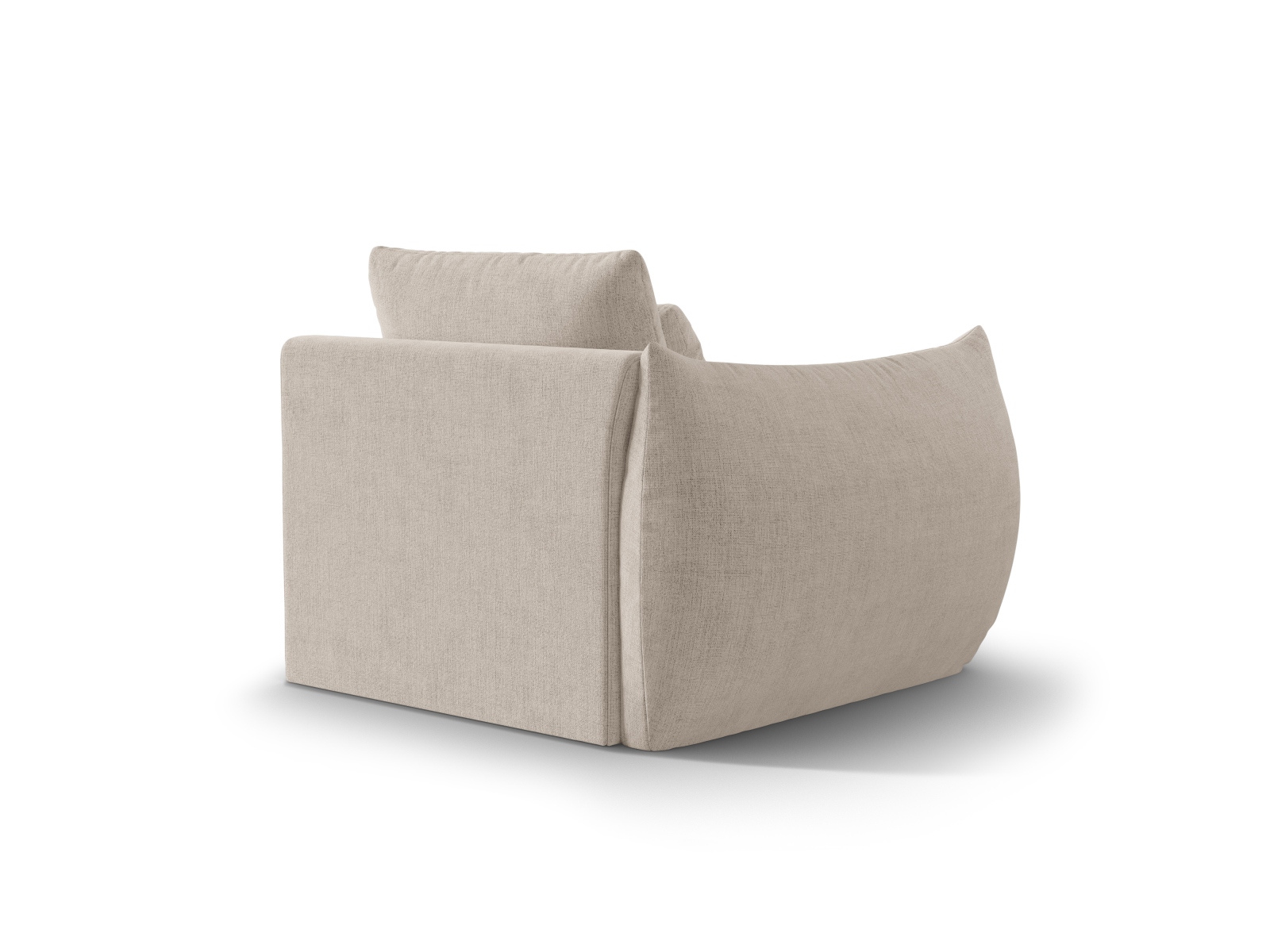 Micadoni Eckmodul Bloom Links Strukturierter Stoff City Dunkelbeige