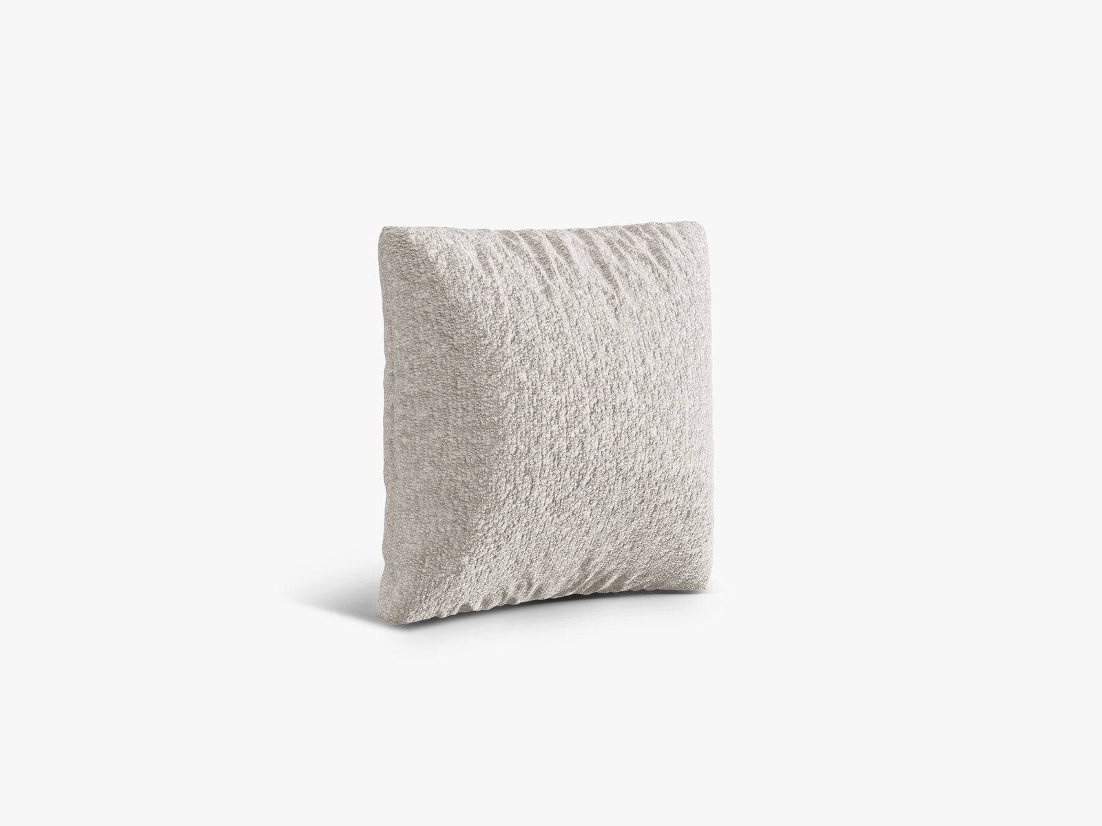 Micadoni Kissen Nuria Boucle Grau Beige Melange 40x40x13