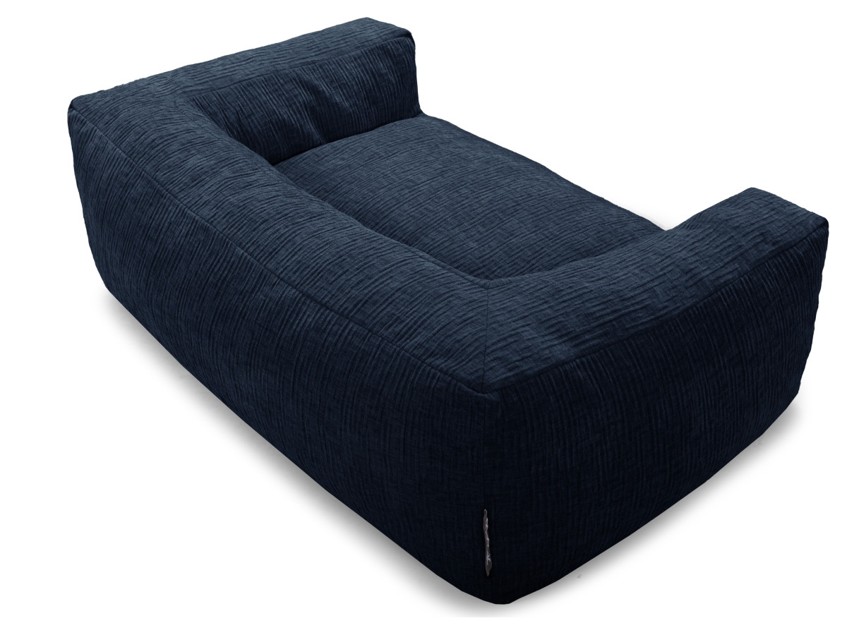 Bobochic Salto Hundekorb Strukturstoff Dunkelblau, Größe XXL (140 cm)