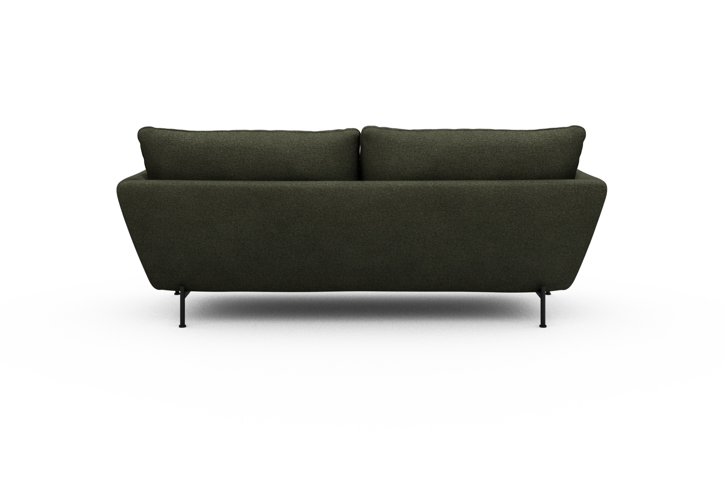 Sofa Anton 3-Sitzer Boucle-Forest-Green