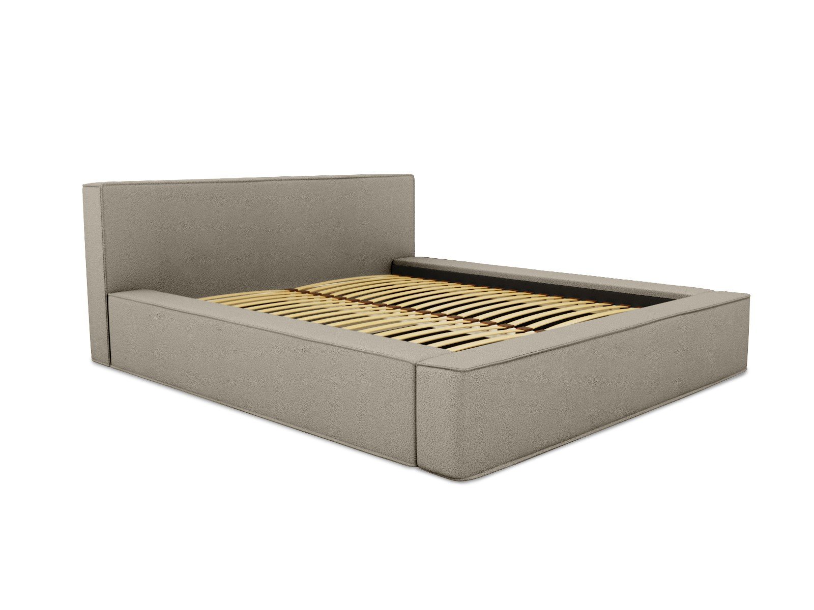 Polsterbett Delano Boucle 140x200 mit Metallrahmen Now Or Never 06