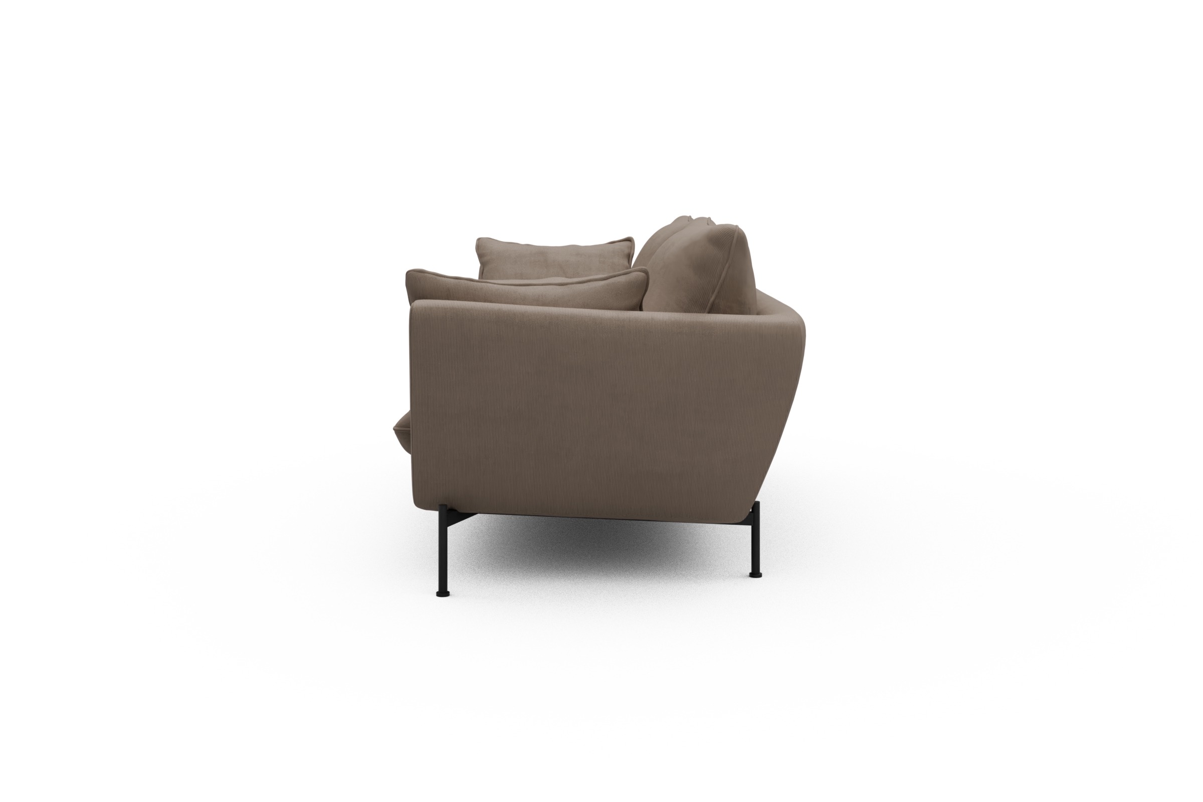 Sofa Anton 2-Sitzer Cordufine-Beige