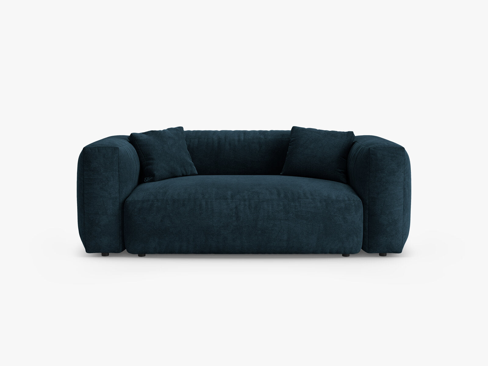 Micadoni Martina Sofa 2-Sitzer Samt Vogue Dunkelpetrol