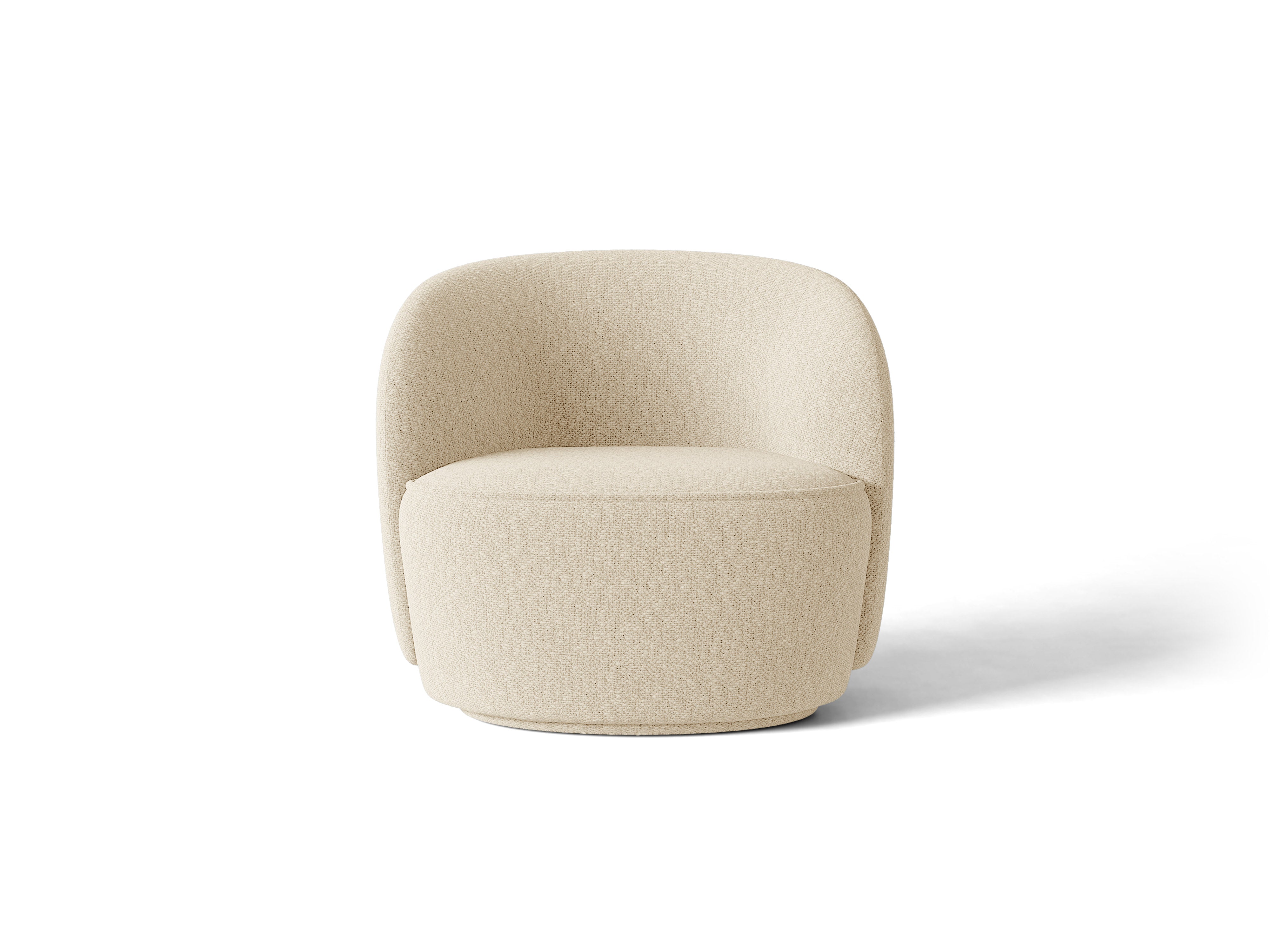 Micadoni Jonas Drehbarer Sessel Chenille Cover Me Beige