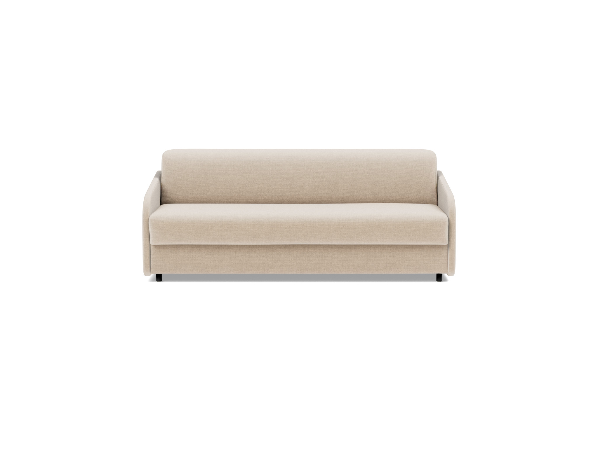 Schlafsofa Eivor mit Taschenfederkernmatratze 160 Chenille Esina 410-Almond-Beige