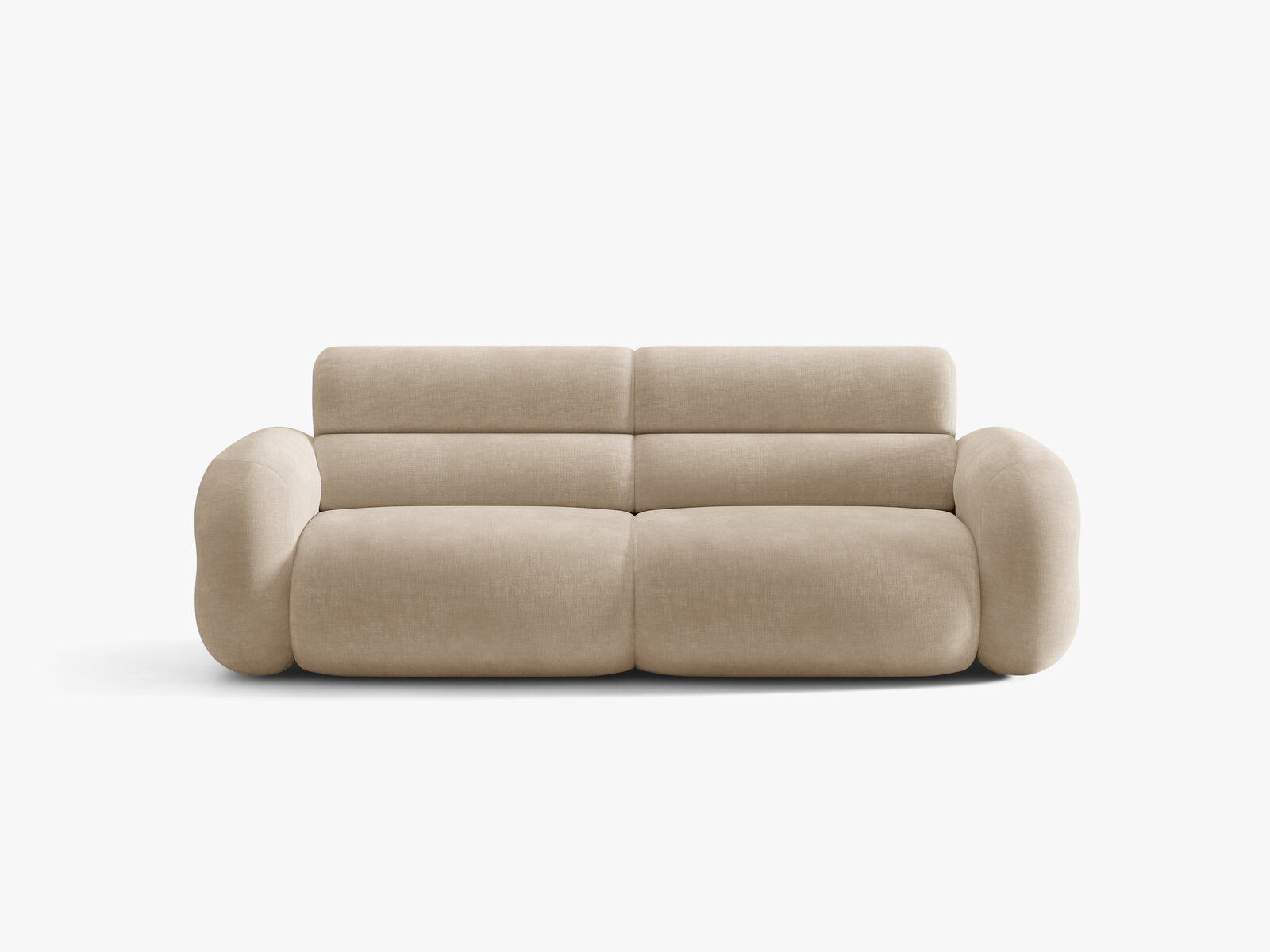 Micadoni Neo Sofa 3-Sitzer Chenille Golden Dunkelbeige