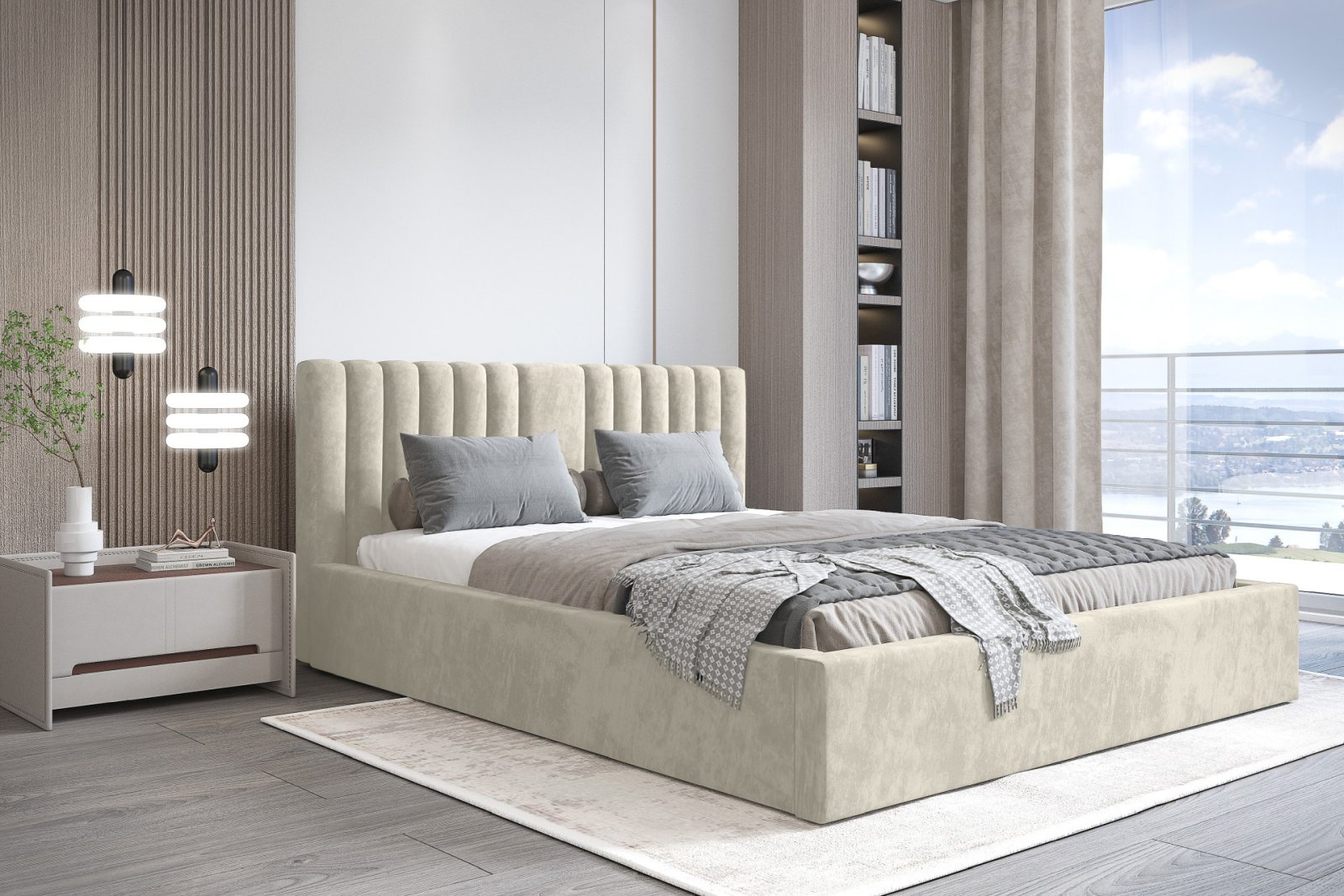 Polsterbett VELO-VI Perfect-Harmony 180 mit Holzrahmen Perfect-Harmony 01 moebelfaktor