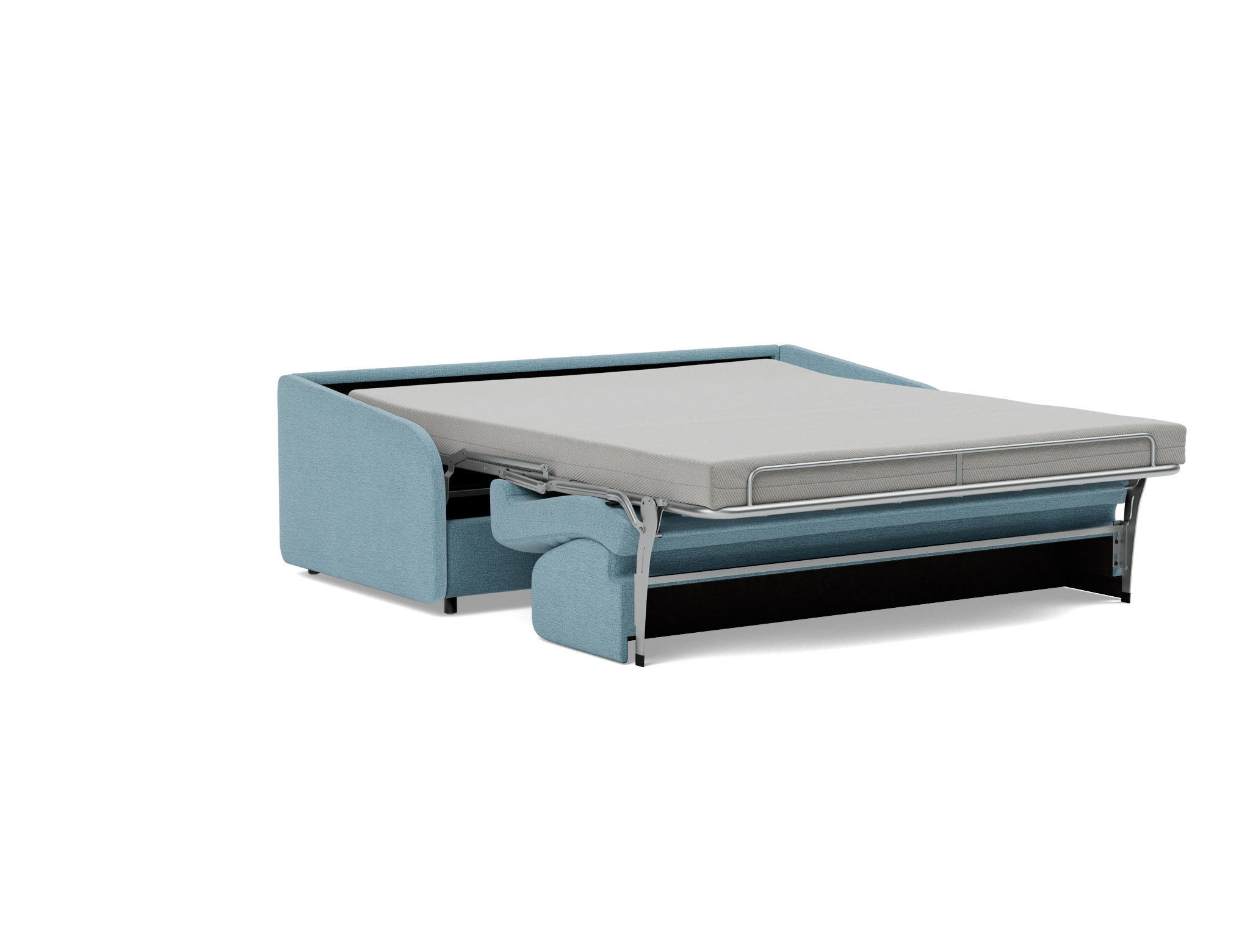 Schlafsofa Eivor mit Taschenfederkernmatratze 160 Flachgewebe Mixed Dance 525-Light-Blue