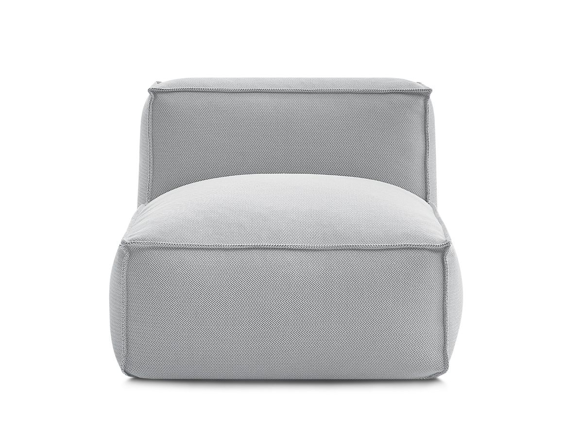 Bobochic Biarritz Sofamodul 1-Sitzer Melange-Stoff Grau