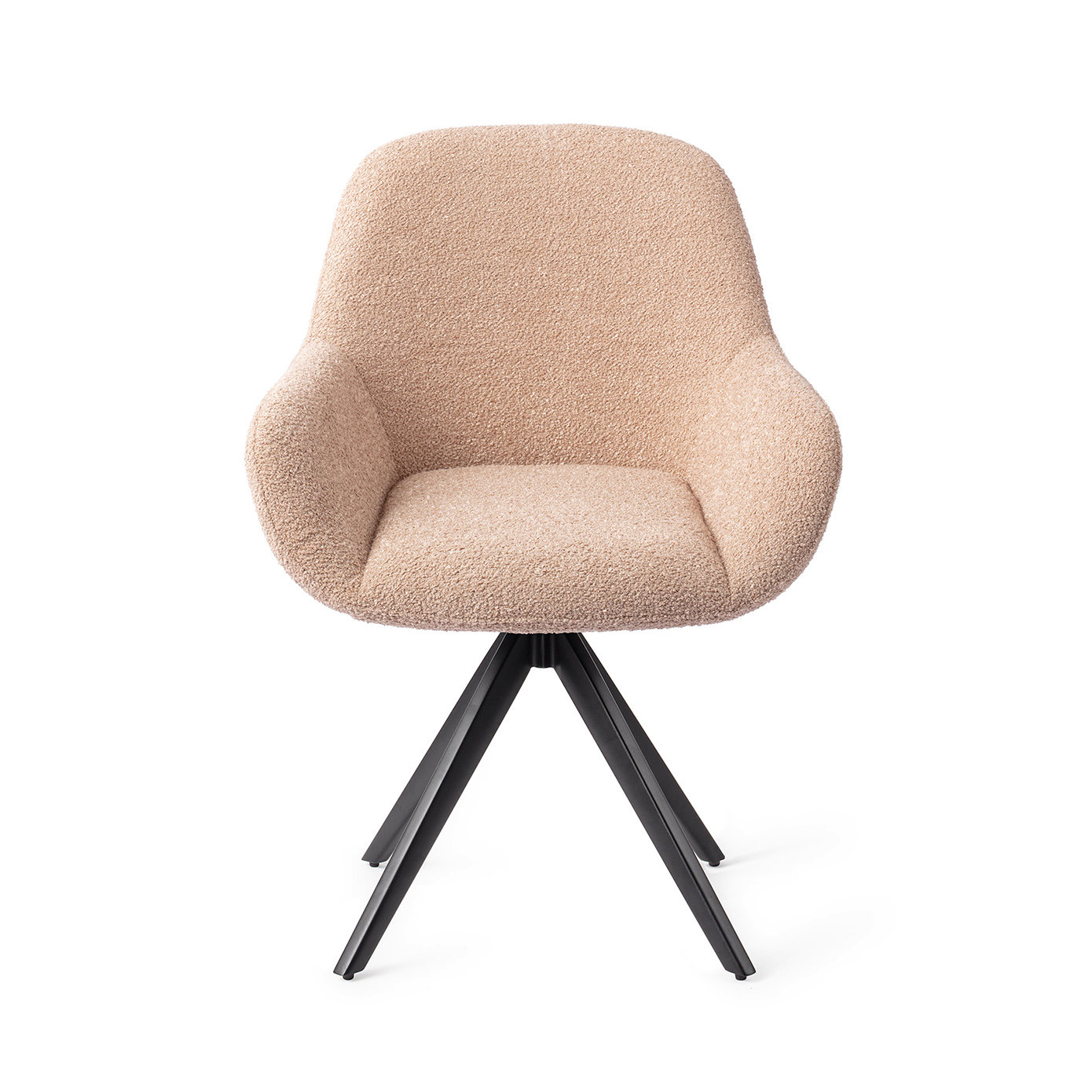 Jesper Home Esszimmerstuhl Kushi Flax Relax Turn Schwarz