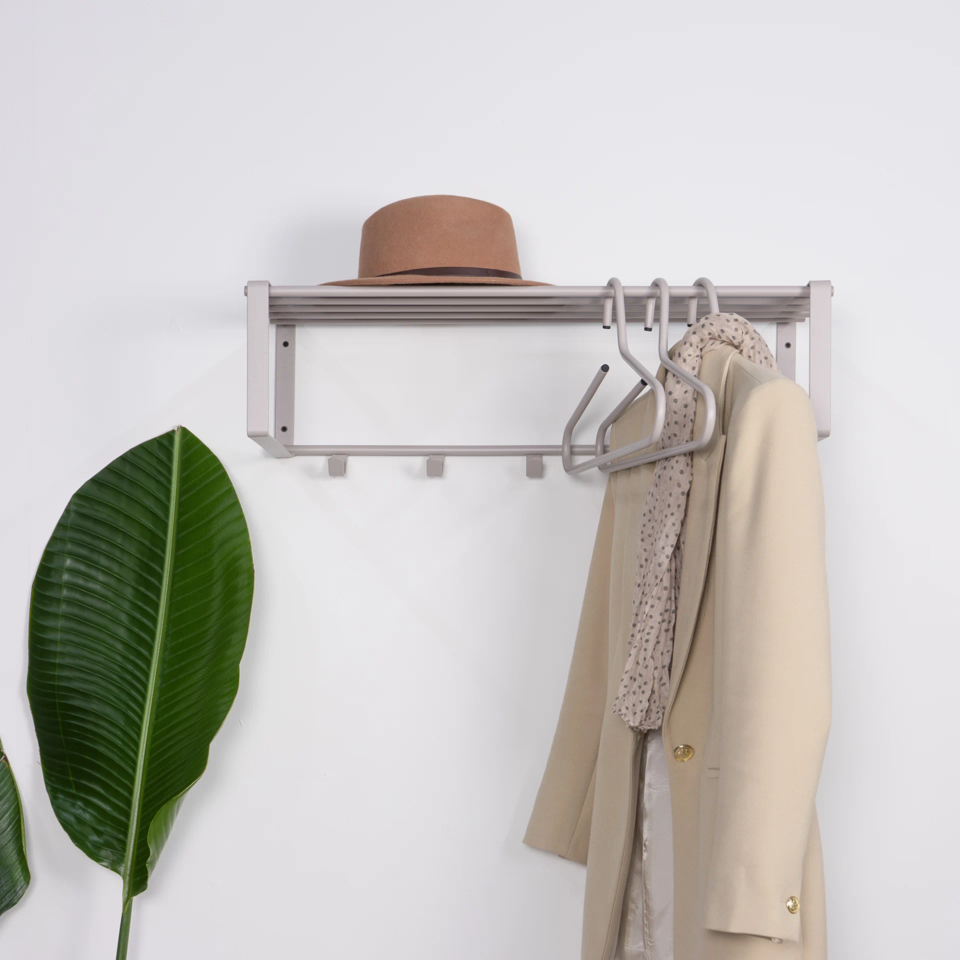 Spinder Design Wandgarderobe Rex 2 Silky Taupe