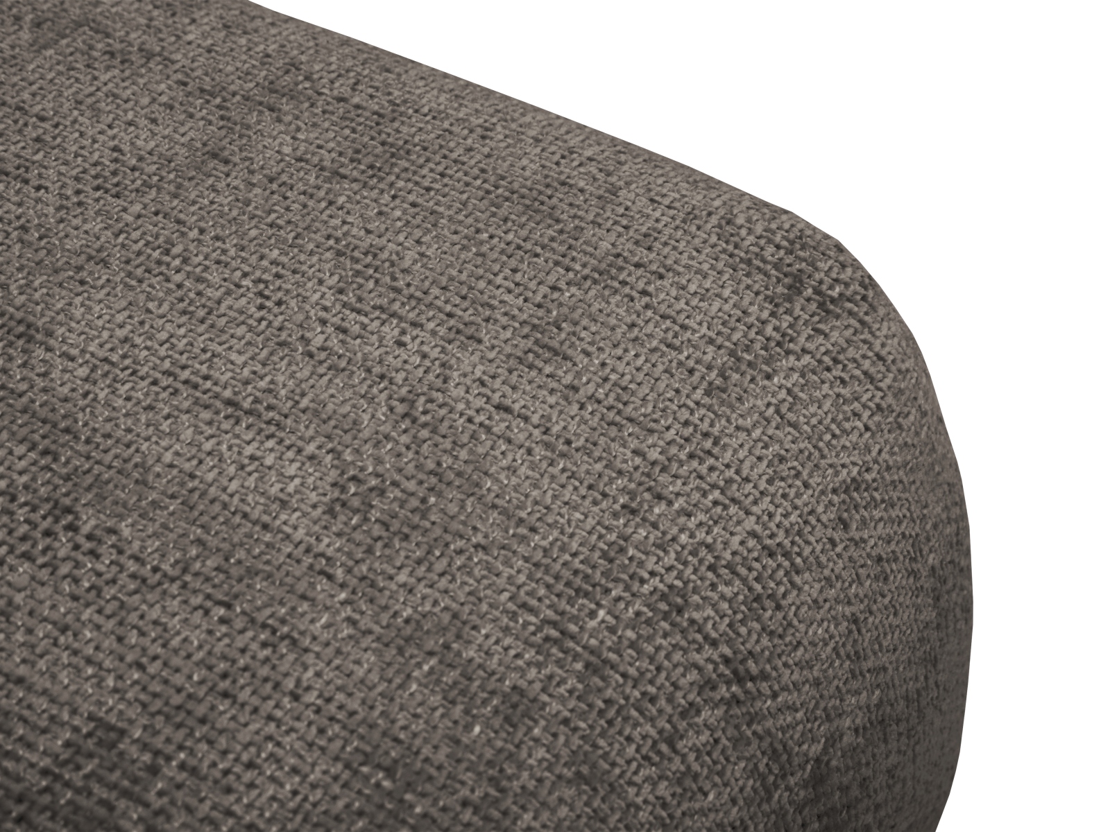 Cosmopolitan Design Pouf Matera Chenille Eden Hellgrau