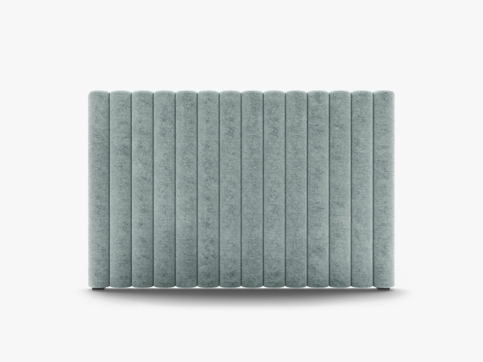 Micadoni Mistero Samtiger Kopfteil 80 cm Chenille Perfect Harmony Hellblau 140x95