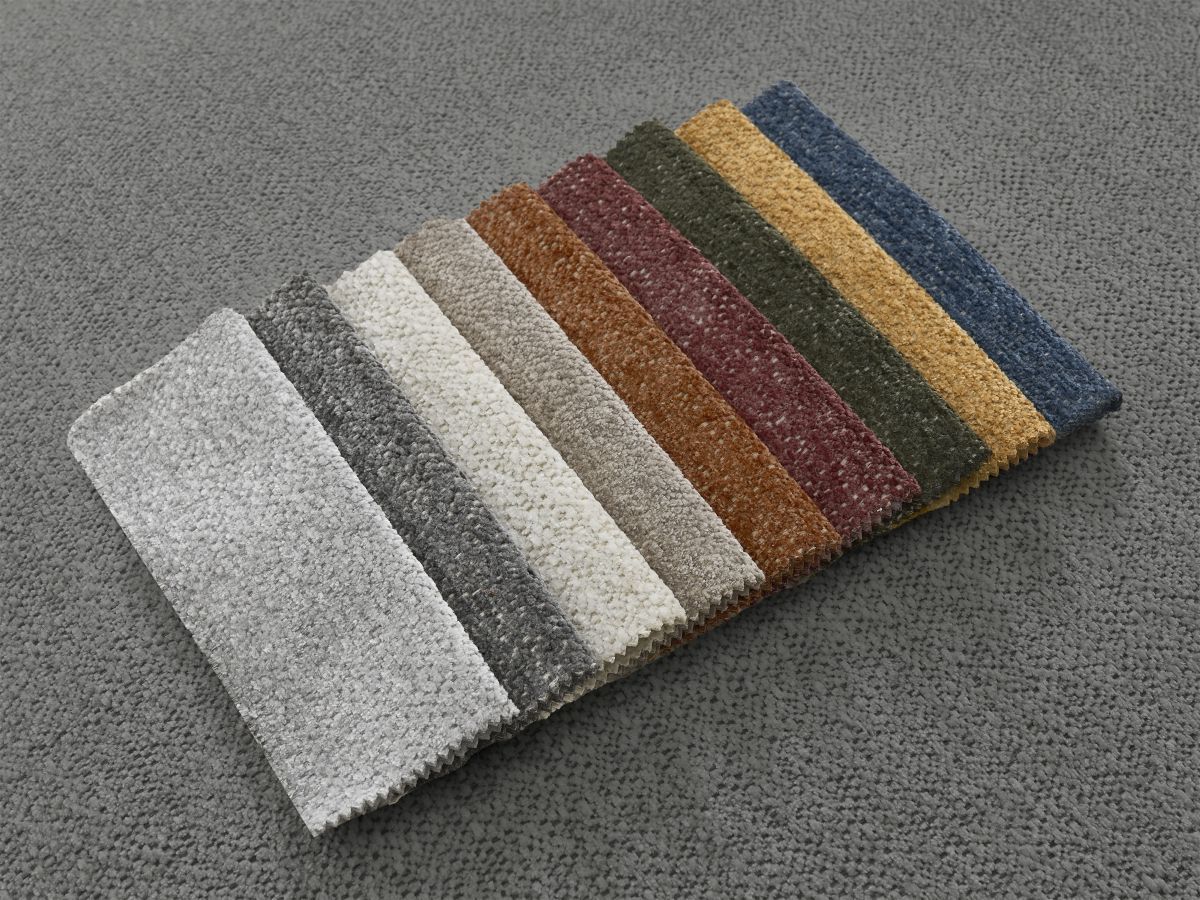 Bobochic Atilla Ecksofa mit Schlaffunktion und Bettkasten Melange-Stoff Dunkelgrau Ecke links