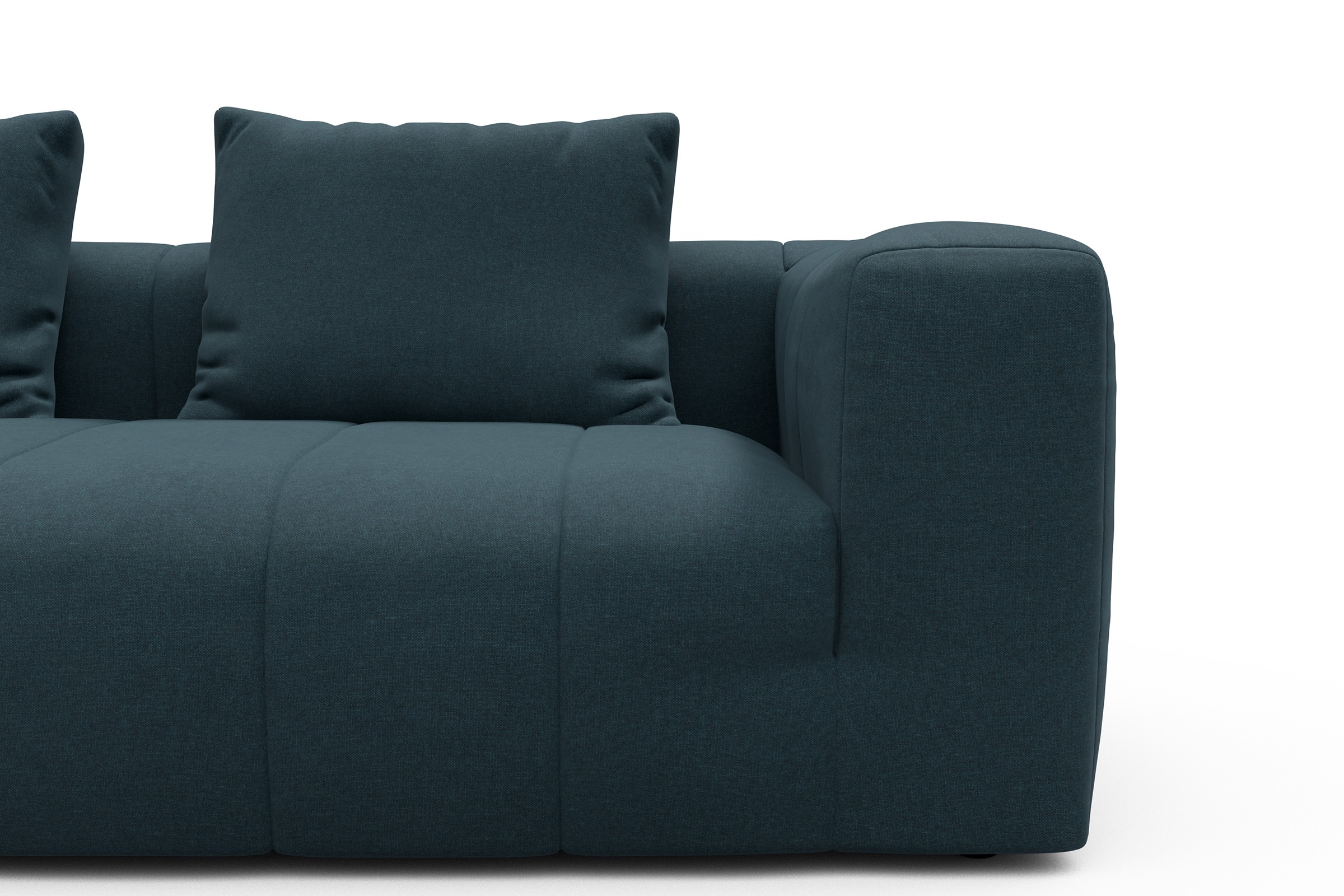 Sofa Hugo 3-Sitzer Satya-Indigo