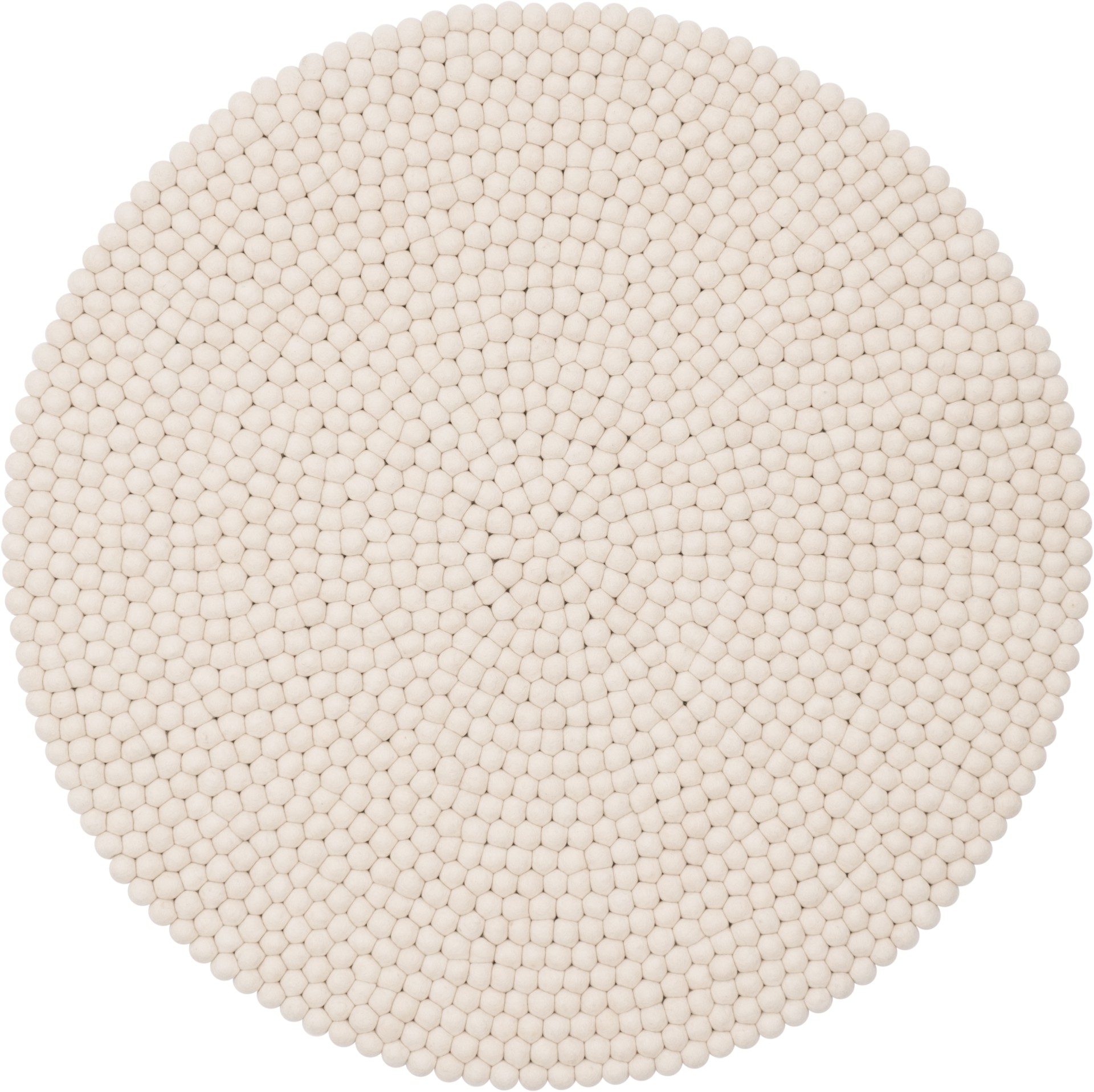 myfelt Linea Filzkugelteppich - 70 cm