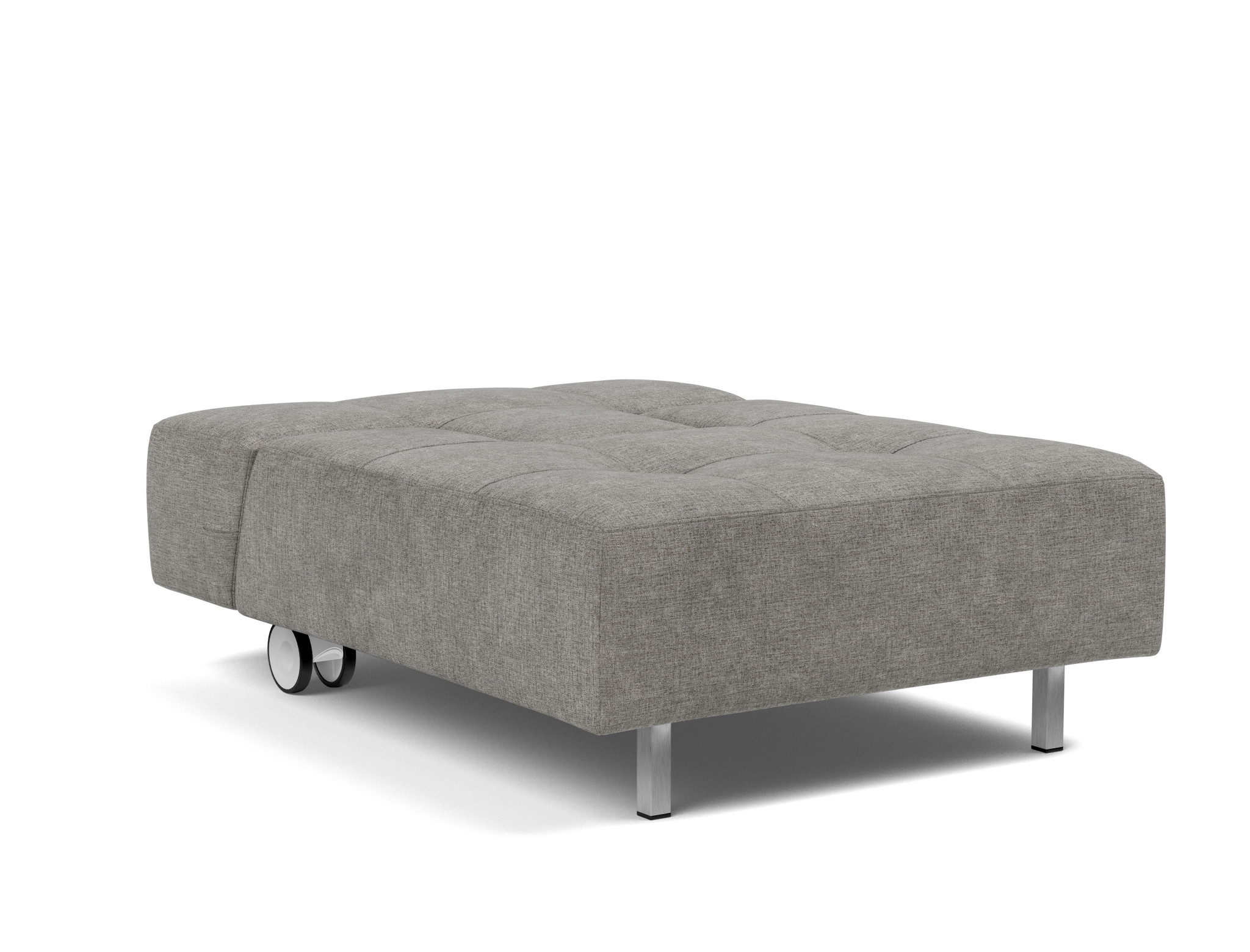 Sessel Long Horn D.E.L. Flachgewebe Avella 282-Warm-Grey