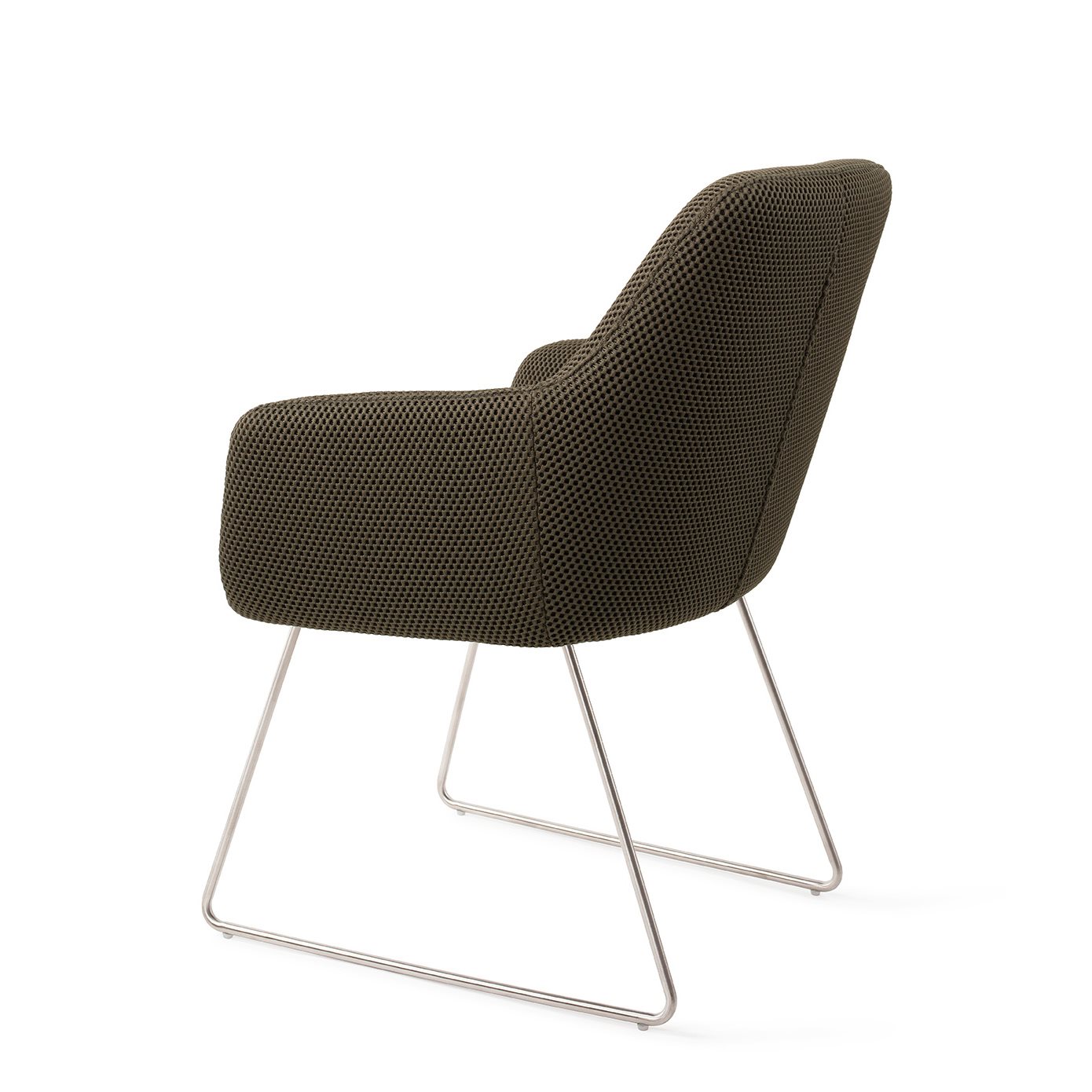 Jesper Home Esszimmerstuhl Hiroo Jungle-Jewel Slide Stahl