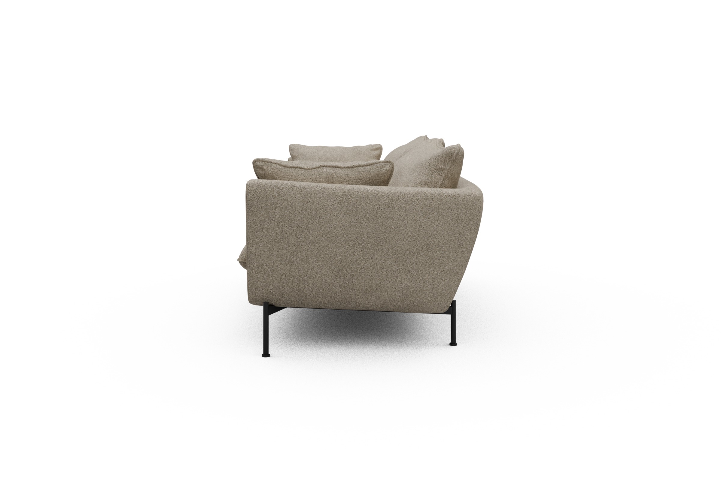 Sofa Anton PREMIUM 2-Sitzer Boucle-Beige