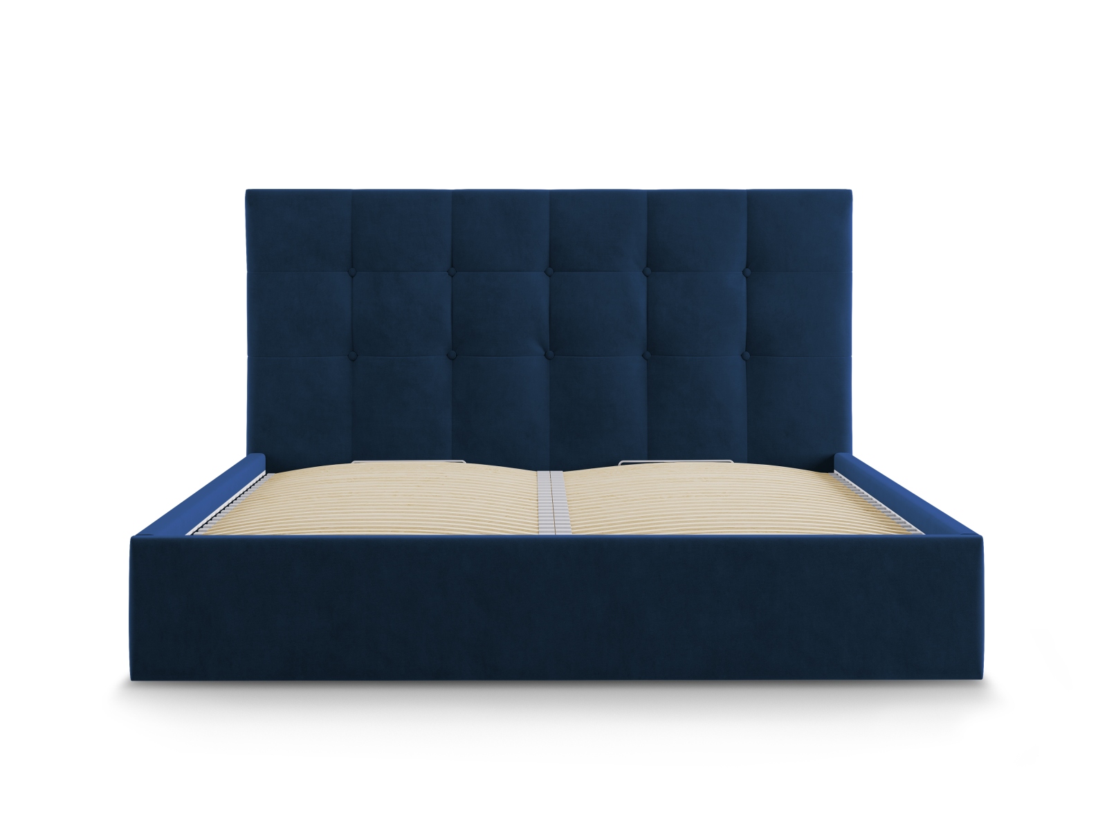 Micadoni Bett Phaedra Samt Matt Velvet Königsblau 180x200