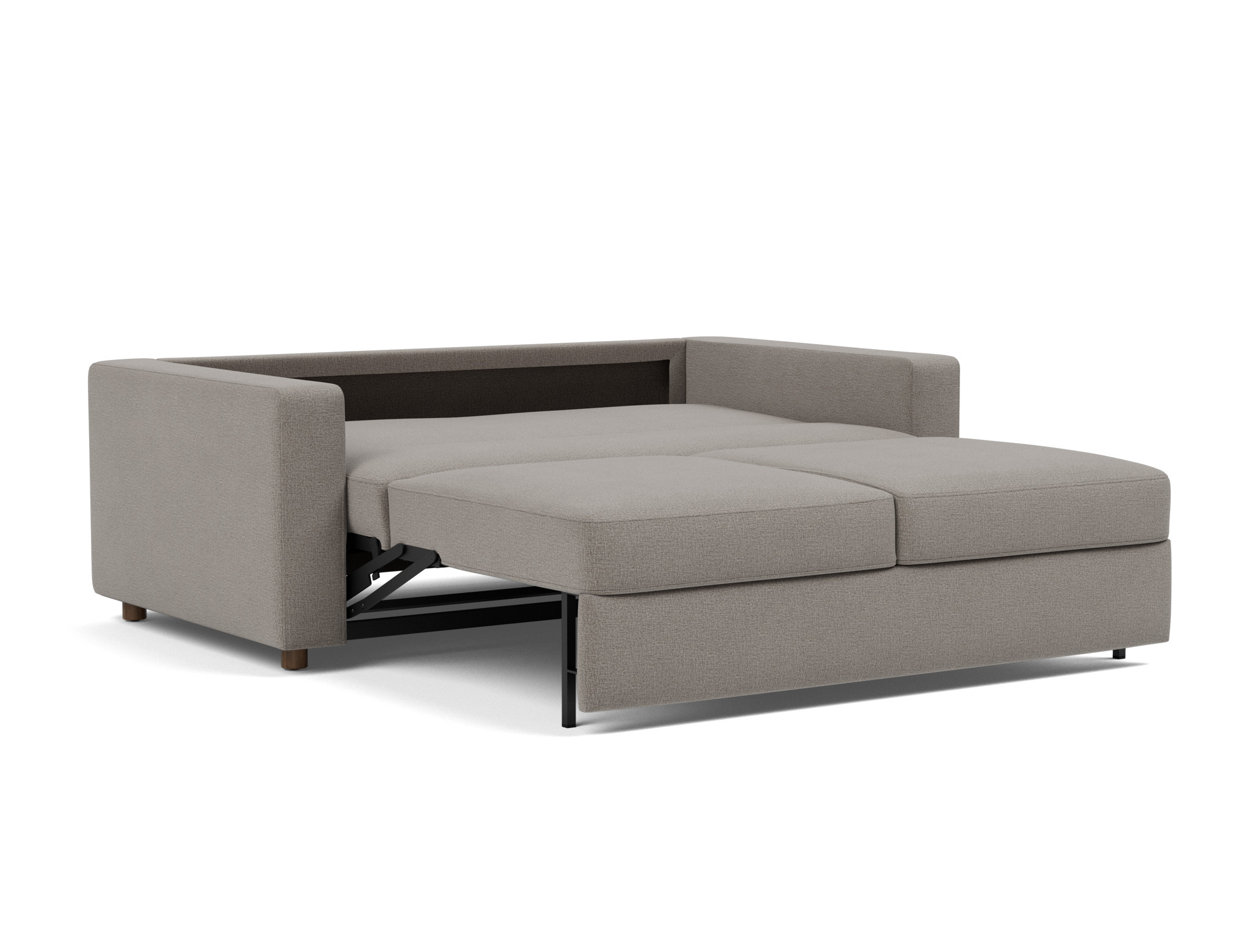 Schlafsofa Neah mit Standard-Armlehnen 160 Flachgewebe Mixed Dance 521-Grey