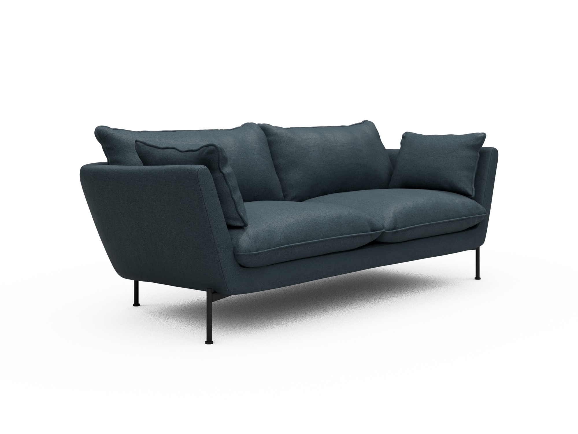 Skandi Home Sofa Anton Soft 2-Sitzer Denari-Royal-Blue moebelfaktor