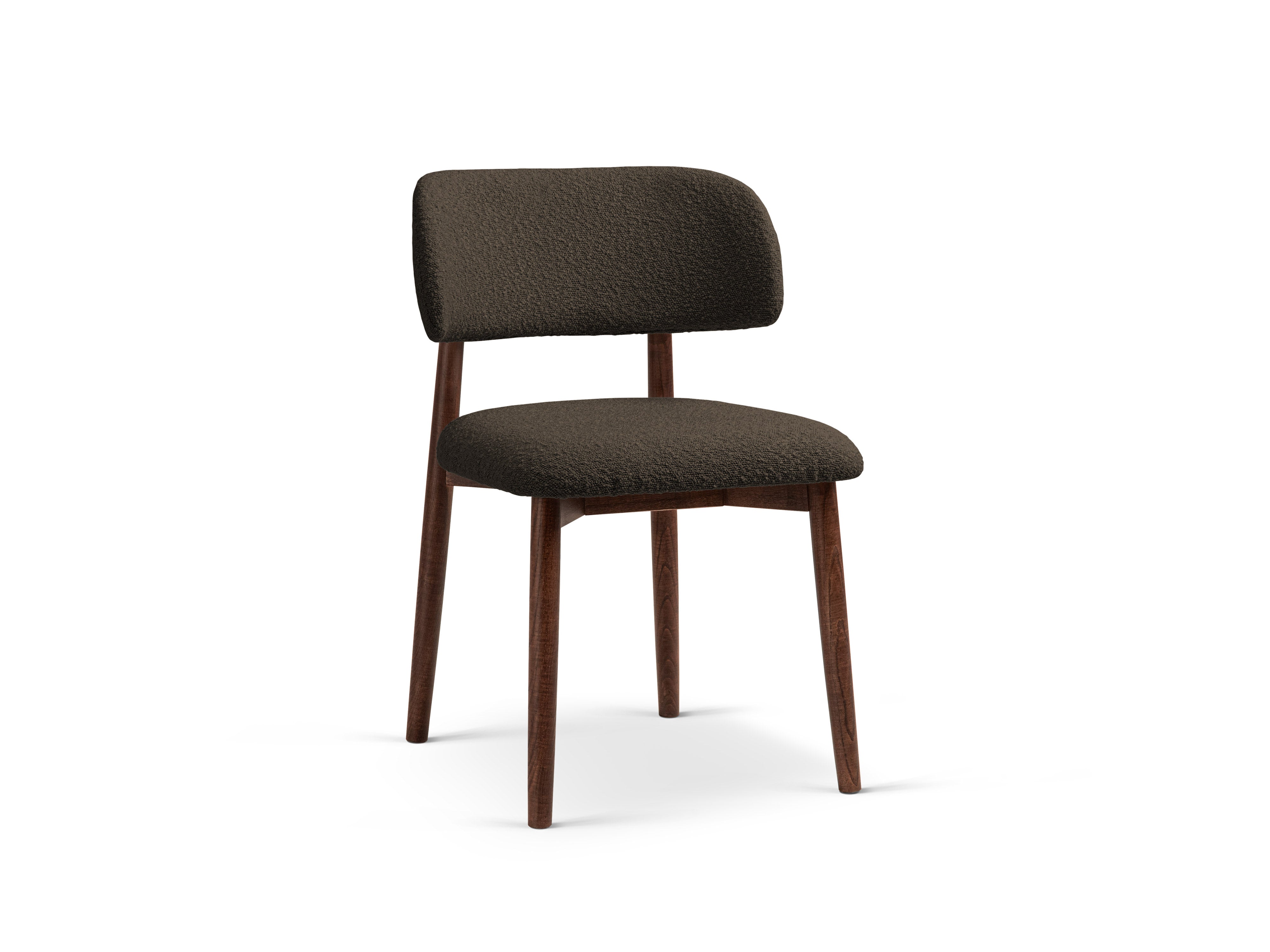 Micadoni Stuhl Evan Boucle Baloo Braun Nussbaum