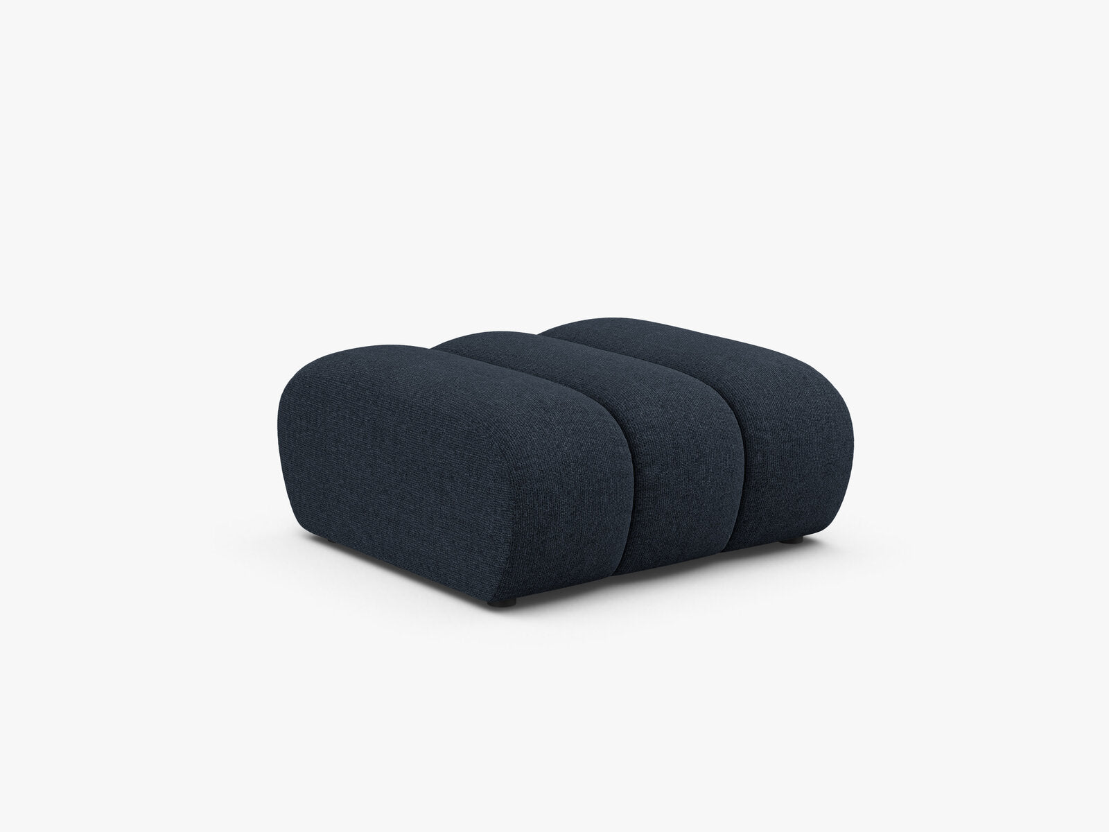 Micadoni Hocker Lupine Chenille Eden Marineblau
