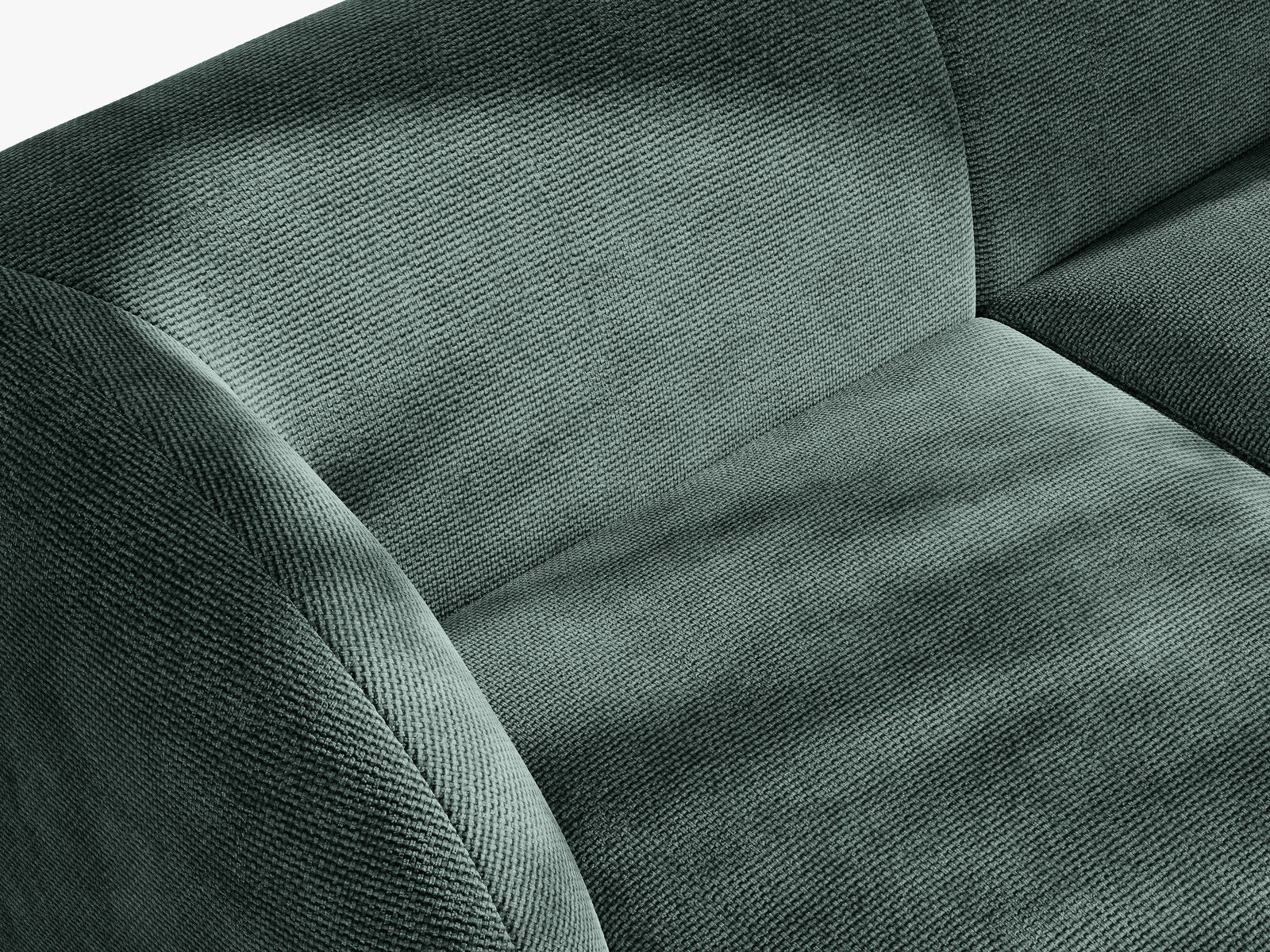 Micadoni Sofa Miley 3-Sitzer Chenille Haga Petrol