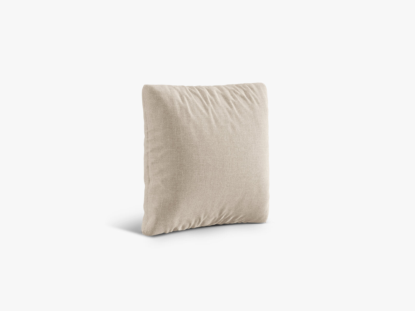 Micadoni Kissen Nuria Strukturierter Stoff Beige 40x40x13