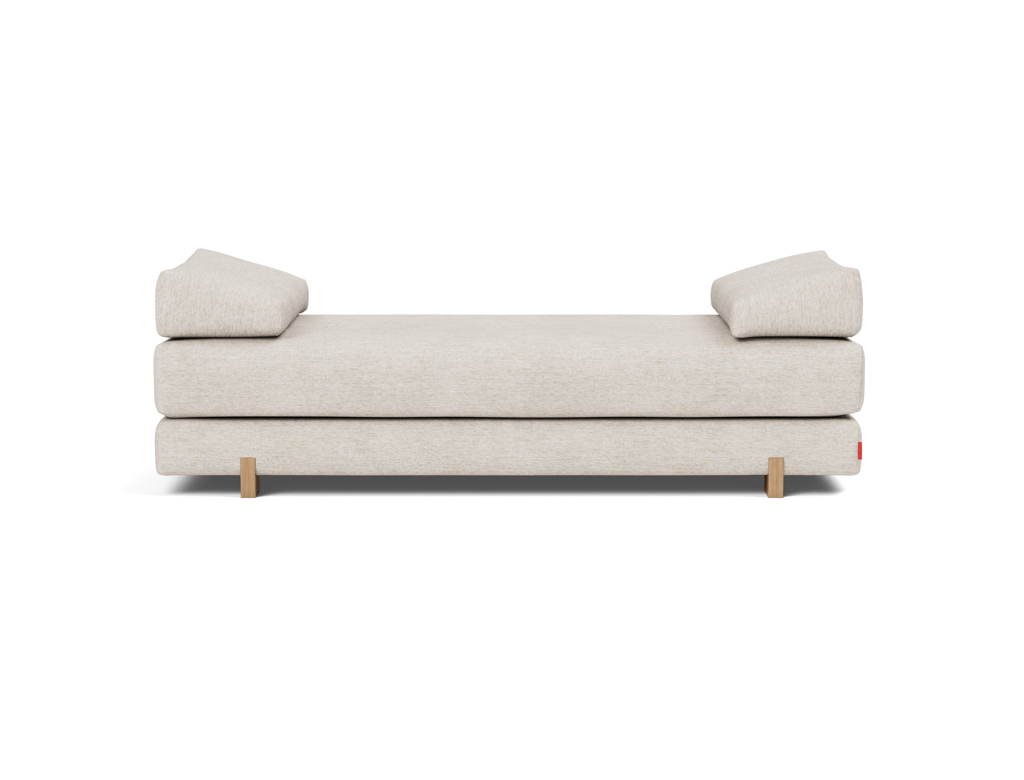Tagesbett Sigmund Chenille Yuveno 470-Natural Beine Drip Eiche
