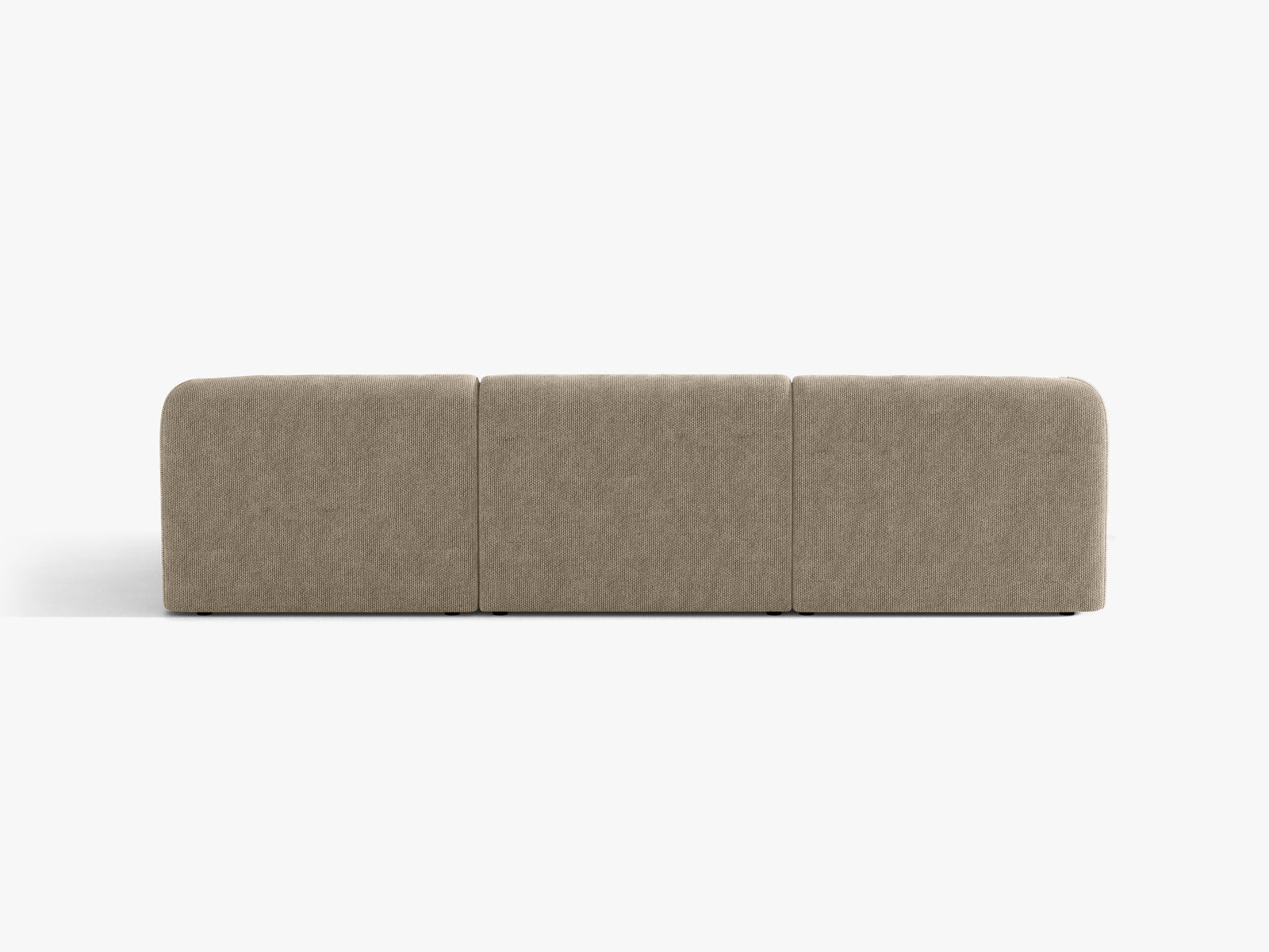 Micadoni Ecksofa Miley 4-Sitzer Rechts Chenille Haga Beige