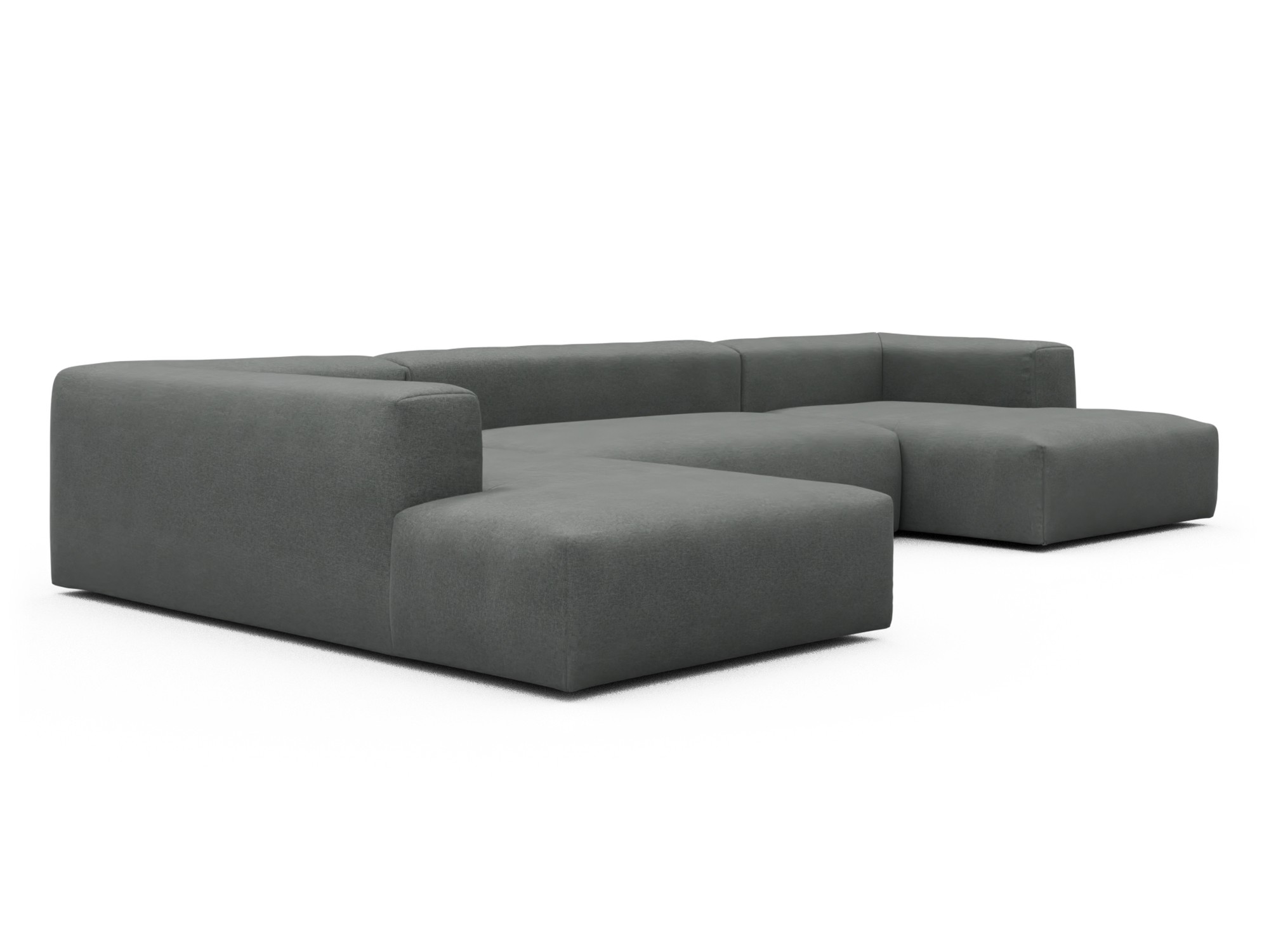 Skandi Home Wohnlandschaft Fred Relax-Ecke links mit 2-Sitzer und Chaiselongue rechts Satya-Steel moebelfaktor